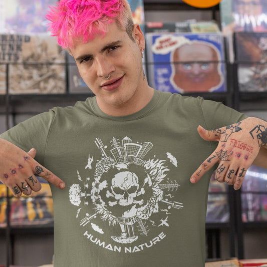 Human nature is no where near as good as Mother Nature. Made from 100% organic ring-spun cotton, this unisex t-shirt is a total must-have. It's high-quality, super comfy, and best of all—eco-friendly.