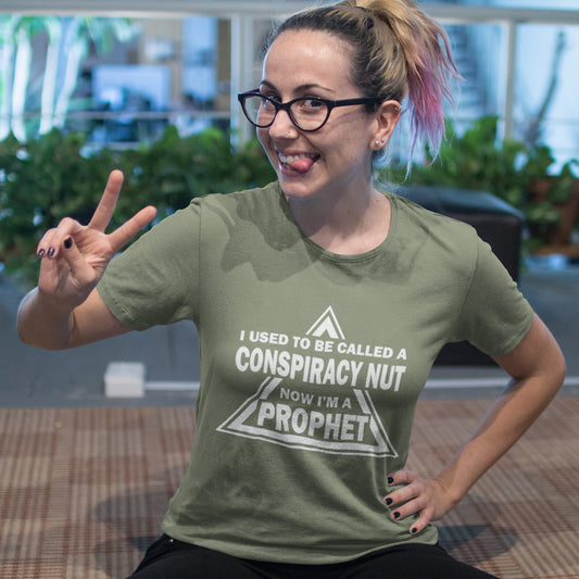 This design is for anyone who used to get funny looks but now get greeted with nods of understanding as your teenage rantings come true.! Made from 100% organic ring-spun cotton, this unisex t-shirt is a total must-have. It's high-quality, super comfy, and best of all—eco-friendly.