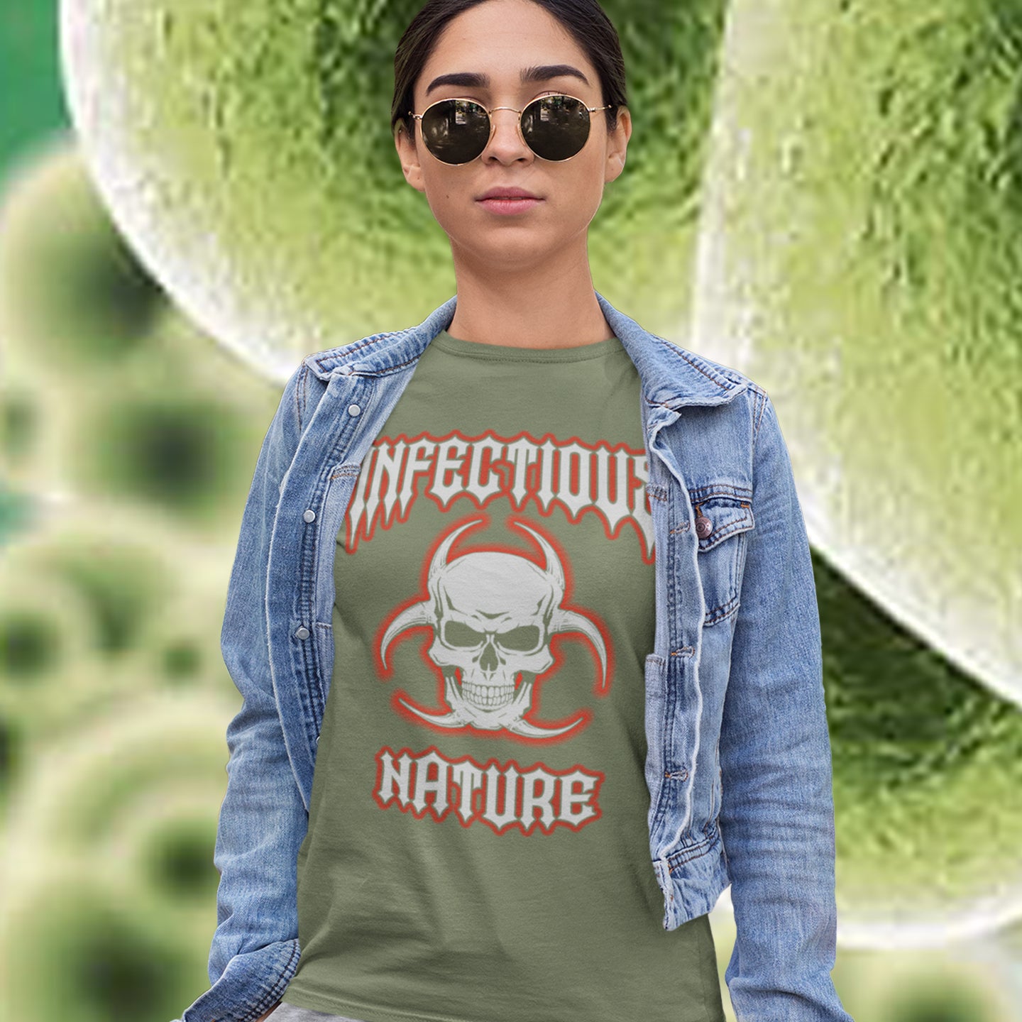 All humans seem to be infectious by nature. Made from 100% organic ring-spun cotton, this unisex t-shirt is a total must-have. It's high-quality, super comfy, and best of all—eco-friendly.