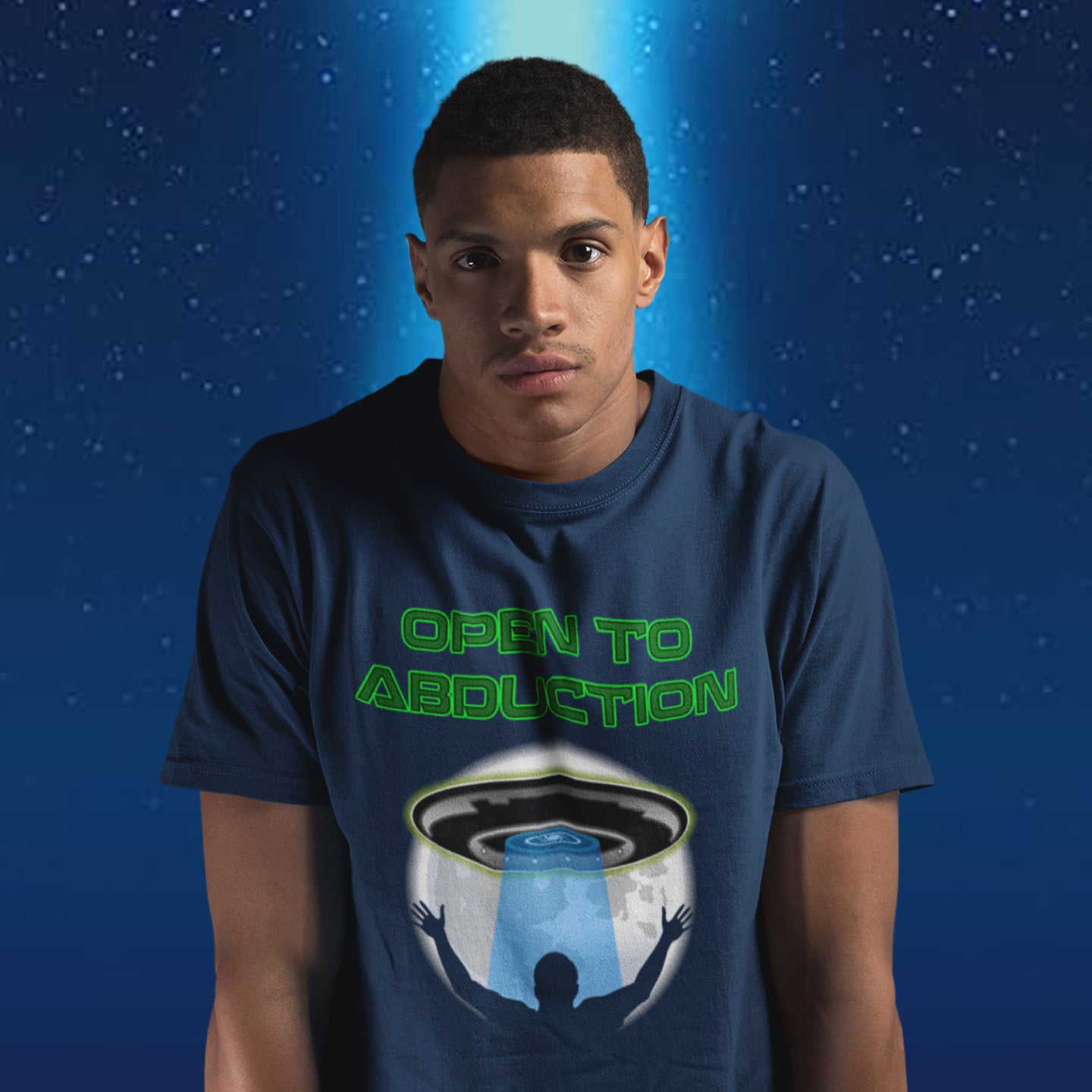 A design for those who are not too impressed with what we've done with the place and are open to hitching a lift off this rock. Made from 100% organic ring-spun cotton, this unisex t-shirt is a total must-have. It's high-quality, super comfy, and best of all—eco-friendly.