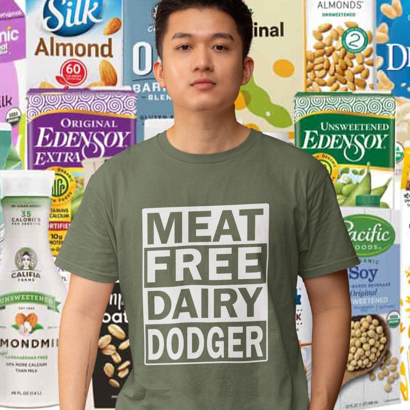 Never mind 'Plant based' as a new label for vegan . This is straight of the streets of East London.. Made from 100% organic ring-spun cotton, this unisex t-shirt is a total must-have. It's high-quality, super comfy, and best of all—eco-friendly.