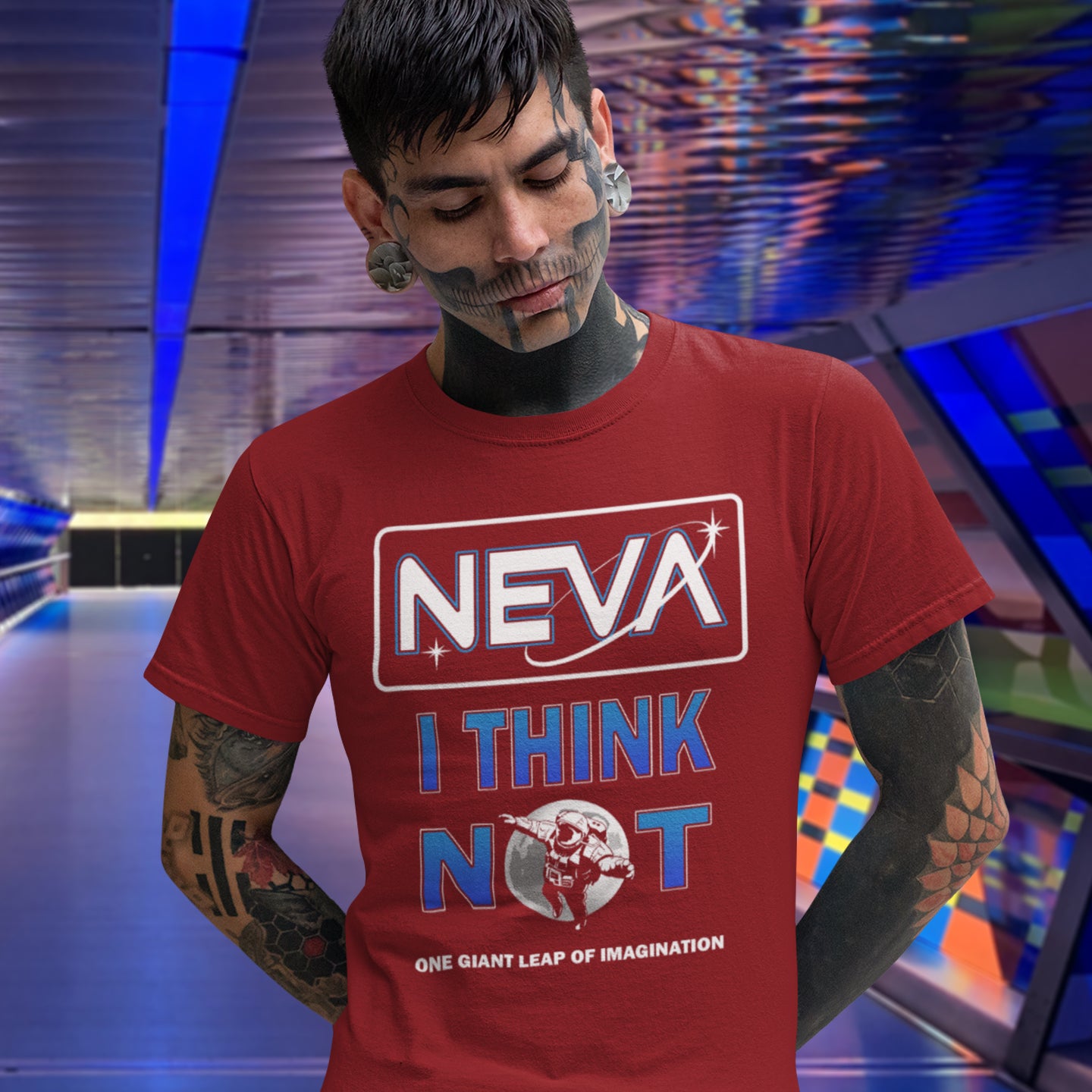 A design for you die hard moon landing sceptics out there. Made from 100% organic ring-spun cotton, this unisex t-shirt is a total must-have. It's high-quality, super comfy, and best of all—eco-friendly.