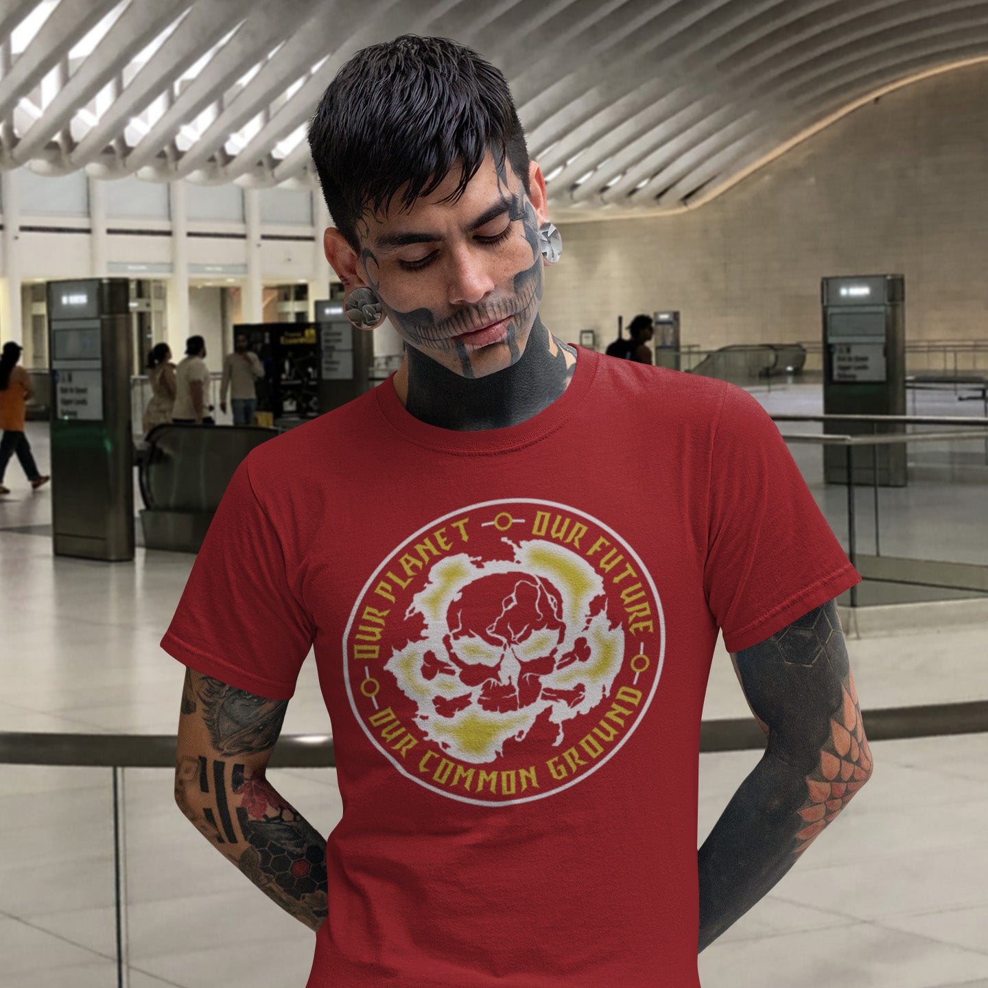 Surely the welfare of the planet is one subject we can all agree on. Made from 100% organic ring-spun cotton, this unisex t-shirt is a total must-have. It's high-quality, super comfy, and best of all—eco-friendly.