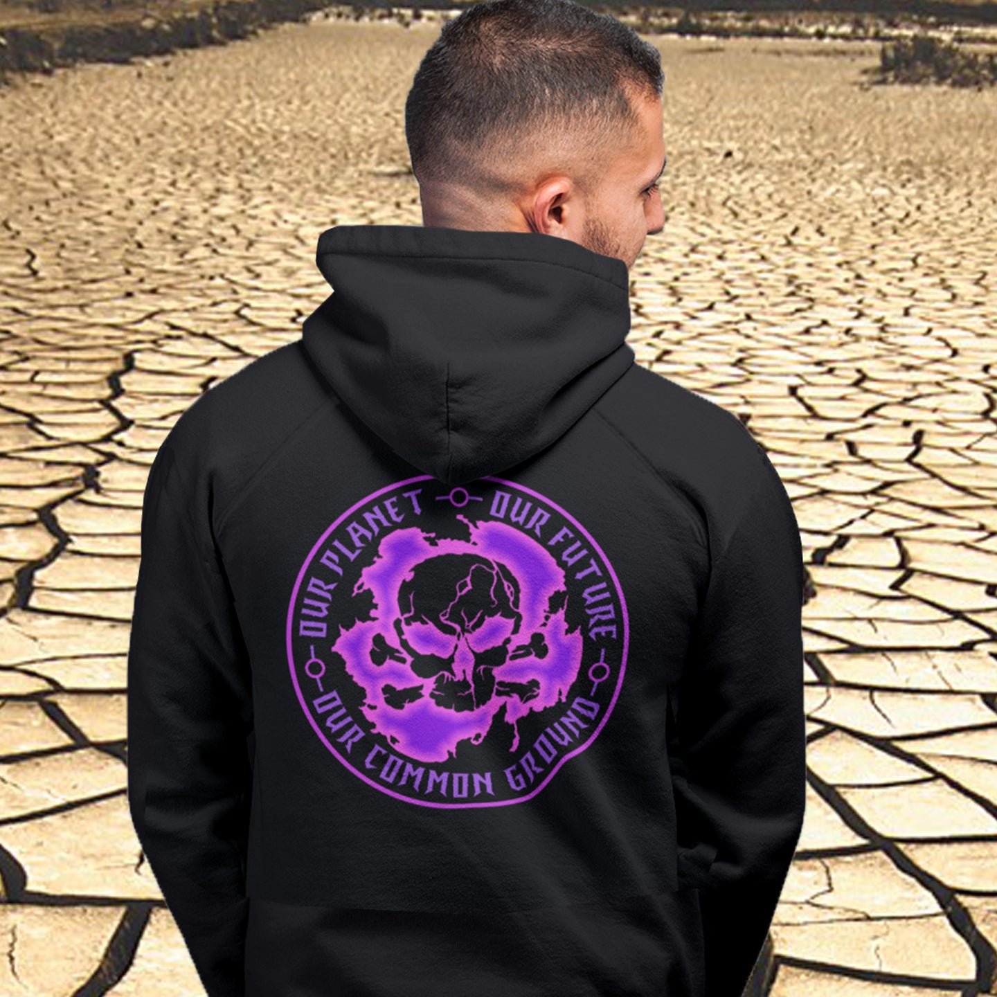 Surely the welfare of the planet is one subject we can all agree on. Comfortable and practical. It's extra soft and has a convenient front pouch pocket. Made from organic cotton and recycled polyester, this environmental awareness hoodie is a great eco-friendly choice.