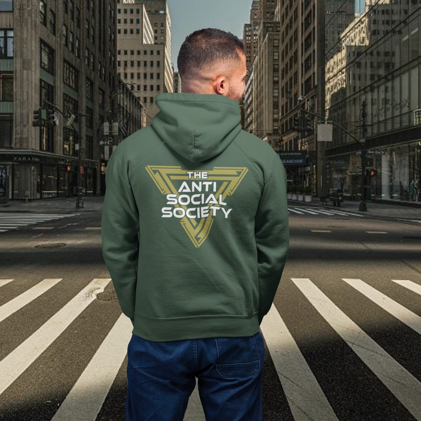 An oxymoron to ponder, as the more you don't want to be a member, the more you become one. Comfortable and practical. It's extra soft and has a convenient front pouch pocket. Made from organic cotton and recycled polyester, this social awareness hoodie is a great eco-friendly choice.