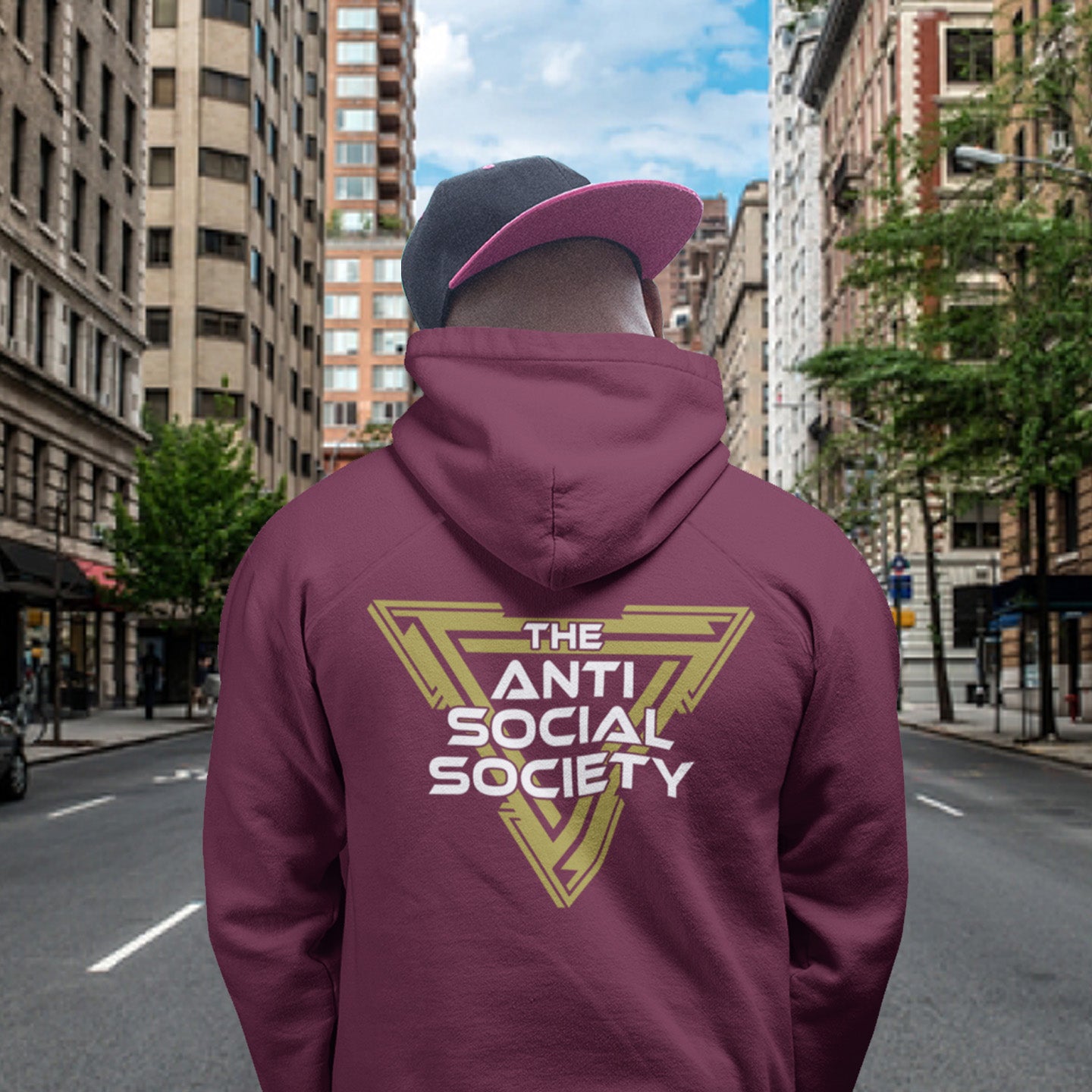 An oxymoron to ponder, as the more you don't want to be a member, the more you become one. Comfortable and practical. It's extra soft and has a convenient front pouch pocket. Made from organic cotton and recycled polyester, this social awareness hoodie is a great eco-friendly choice.
