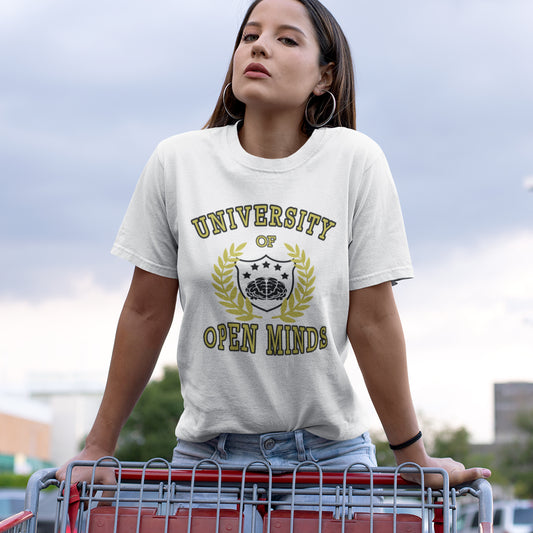 If you think outside the box then this University is for you. Only practical lessons and no student loan required. !Made from 100% organic ring-spun cotton, this unisex t-shirt is a total must-have. It's high-quality, super comfy, and best of all—eco-friendly.