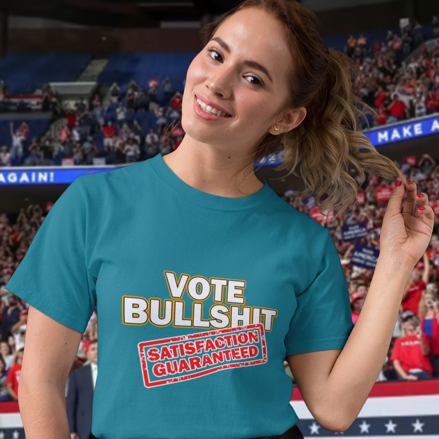 This design is for you if you have lost all faith in politics. It seems no matter what you vote for you definitely get bullshit. Made from 100% organic ring-spun cotton, this unisex t-shirt is a total must-have. It's high-quality, super comfy, and best of all—eco-friendly.