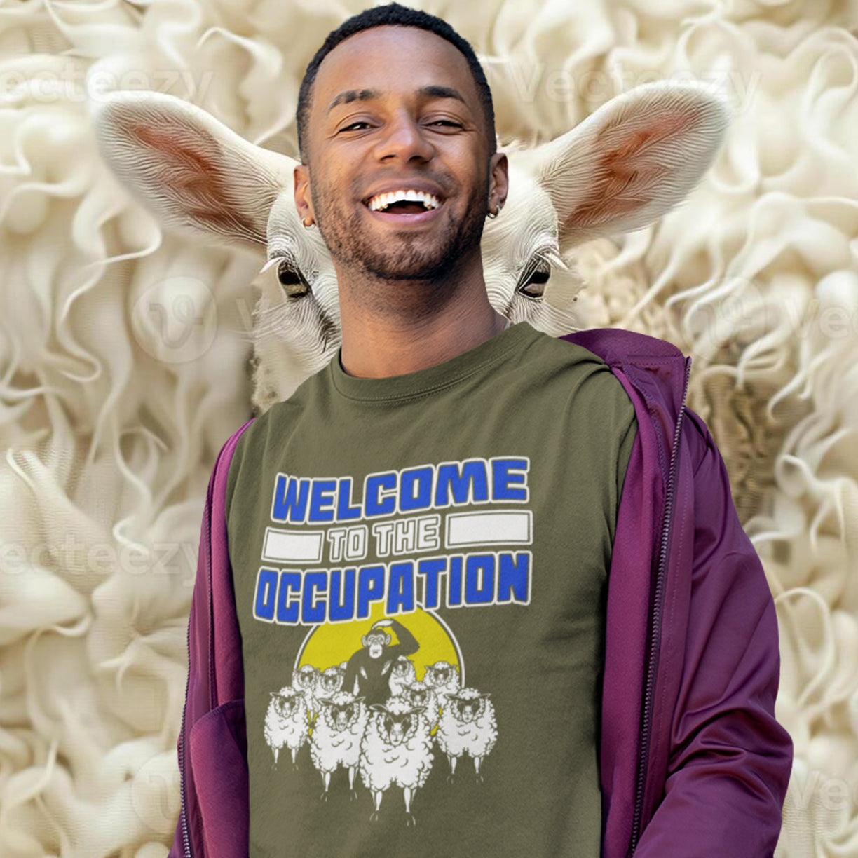 A design for anyone who is becoming concerned with the worrying amount of sheep around these days. Made from 100% organic ring-spun cotton, this unisex t-shirt is a total must-have. It's high-quality, super comfy, and best of all—eco-friendly.