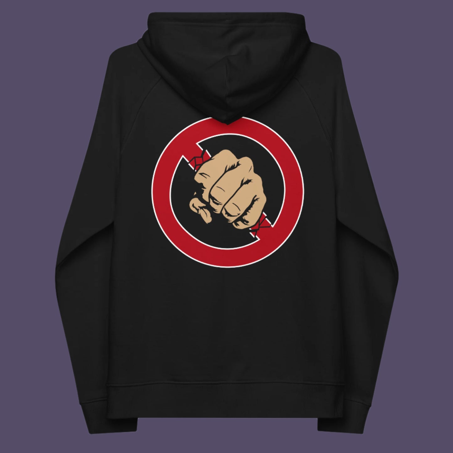 Boundaries stifle creativity, and rules are only guidelines. Break free. Comfortable and practical. It's extra soft and has a convenient front pouch pocket. Made from organic cotton and recycled polyester, this social awareness hoodie is a great eco-friendly choice.
