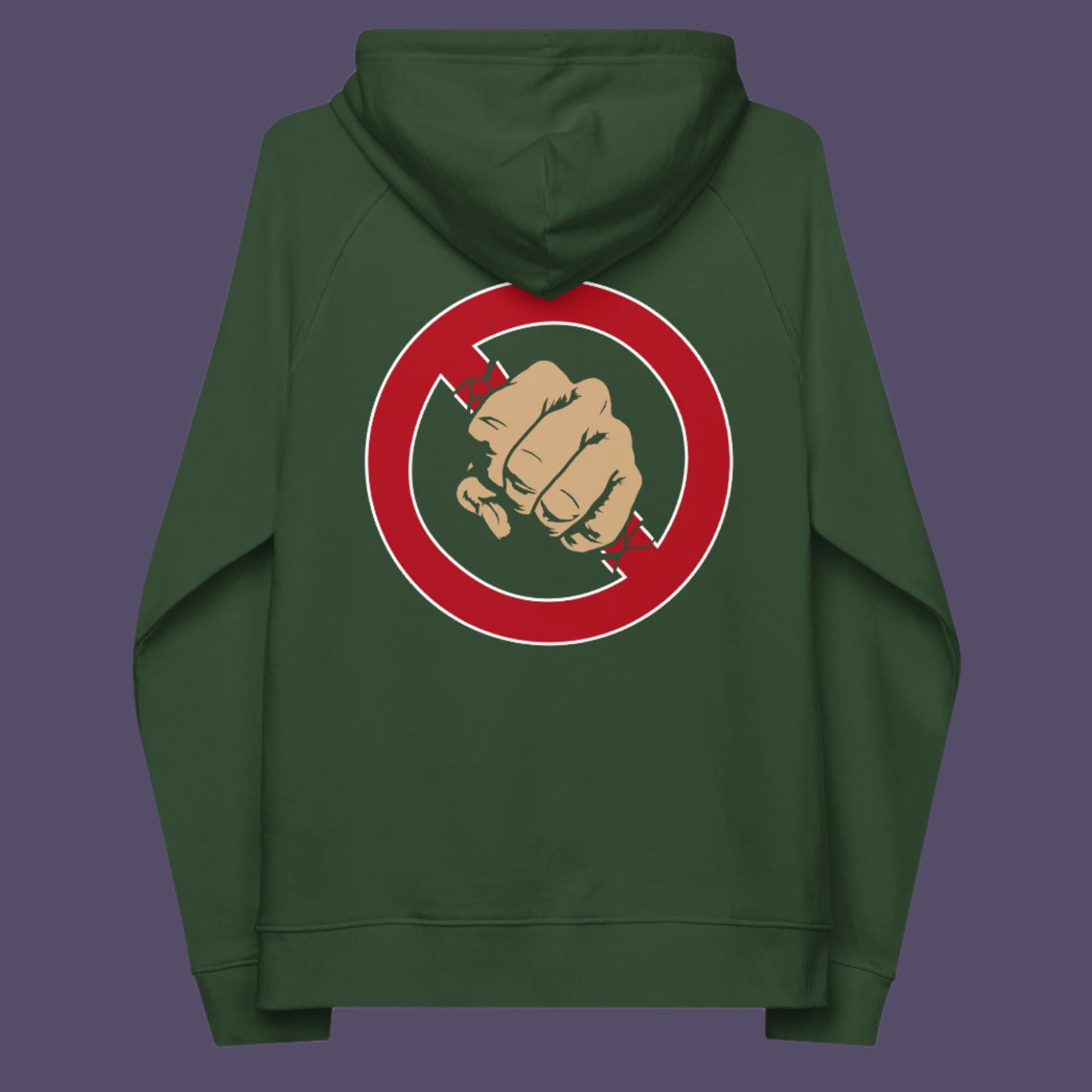 Boundaries stifle creativity, and rules are only guidelines. Break free. Comfortable and practical. It's extra soft and has a convenient front pouch pocket. Made from organic cotton and recycled polyester, this social awareness hoodie is a great eco-friendly choice.