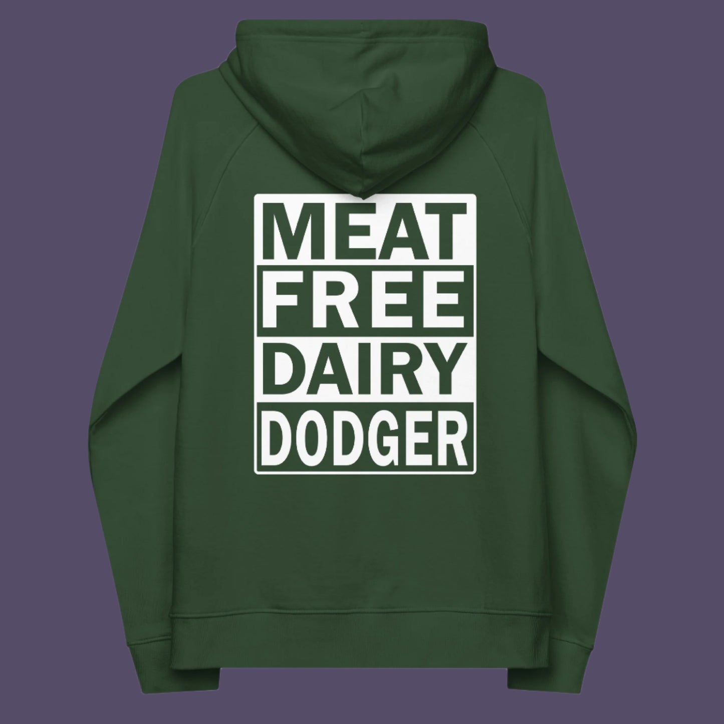 Never mind 'Plant-based' as a new label for vegan . This is straight off the streets of East London. Comfortable and practical. It's extra soft and has a convenient front pouch pocket. Made from organic cotton and recycled polyester, this plant based hoodie is a great eco-friendly choice.