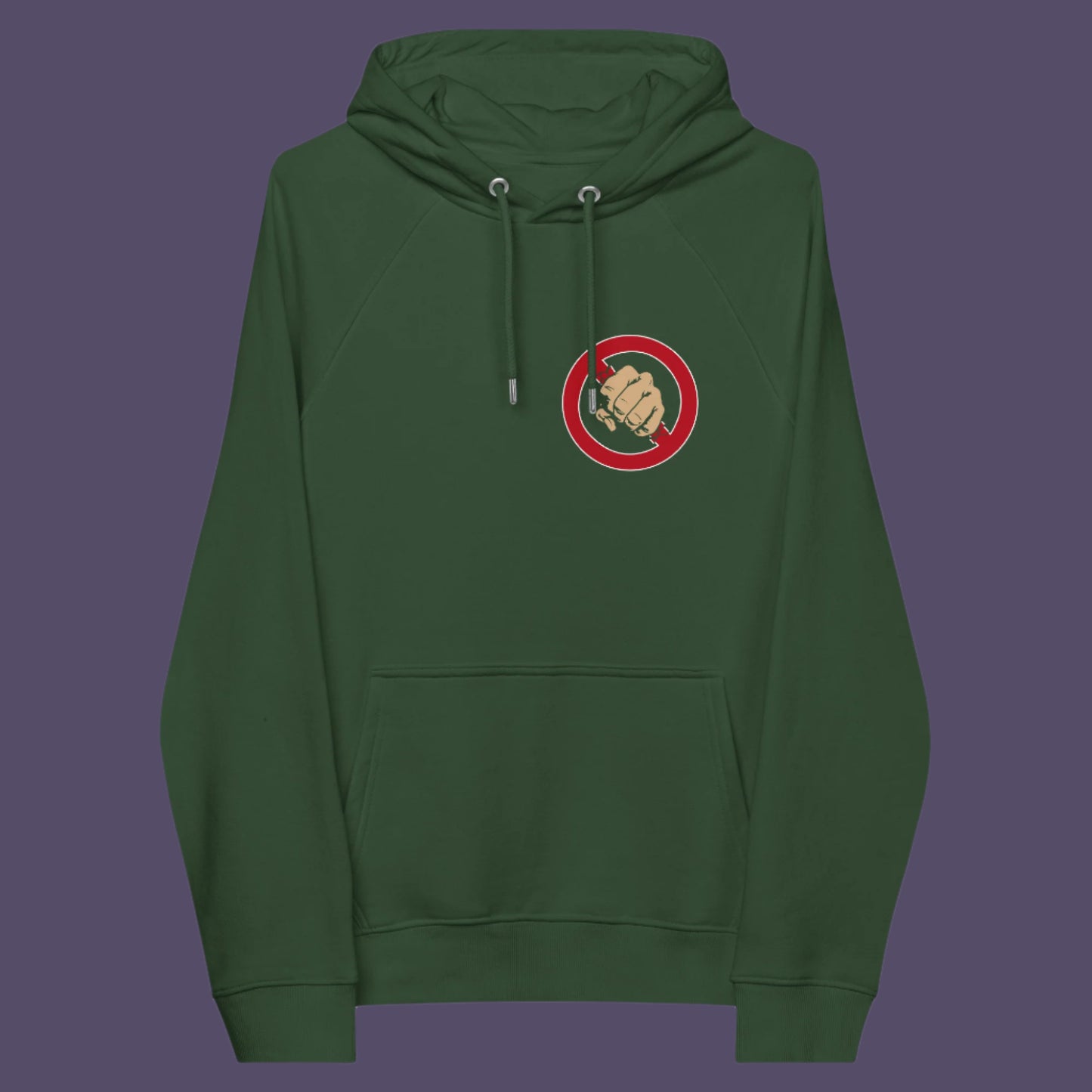 Boundaries stifle creativity, and rules are only guidelines. Break free. Comfortable and practical. It's extra soft and has a convenient front pouch pocket. Made from organic cotton and recycled polyester, this social awareness hoodie is a great eco-friendly choice.