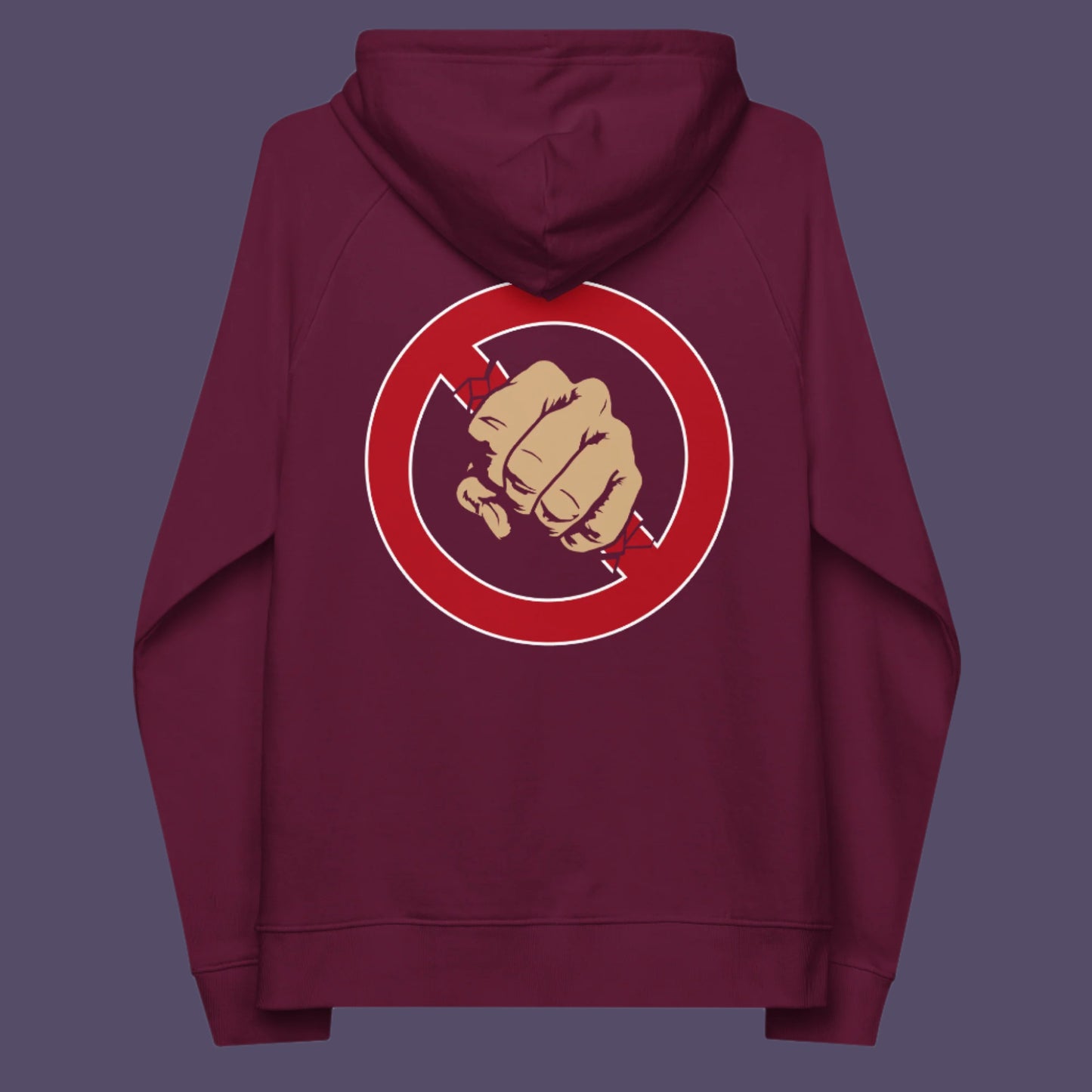 Boundaries stifle creativity, and rules are only guidelines. Break free. Comfortable and practical. It's extra soft and has a convenient front pouch pocket. Made from organic cotton and recycled polyester, this social awareness hoodie is a great eco-friendly choice.