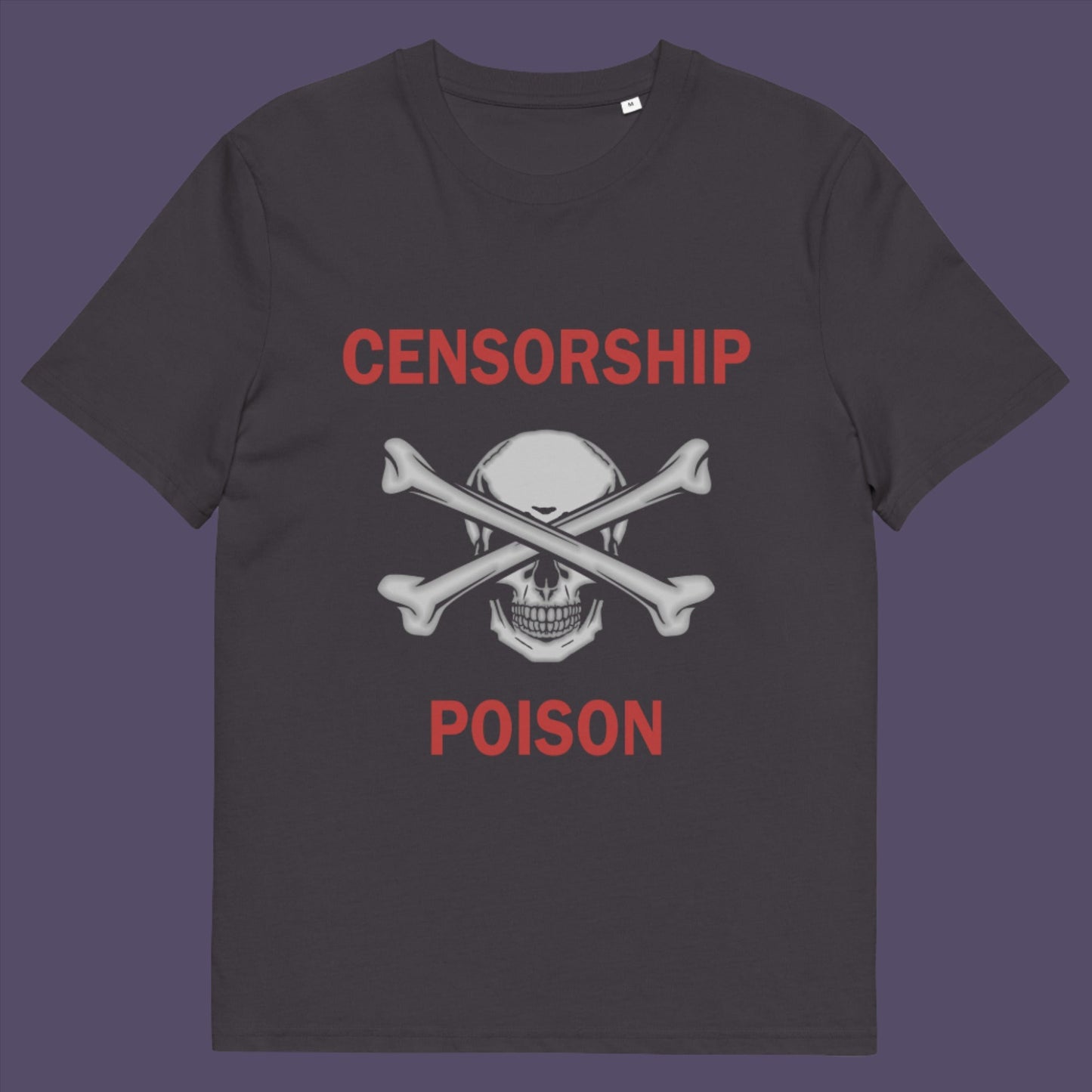 This design is for freedom of speak lovers who believe no good can come of censorship. Made from 100% organic ring-spun cotton, this unisex t-shirt is a total must-have. It's high-quality, super comfy, and best of all—eco-friendly.