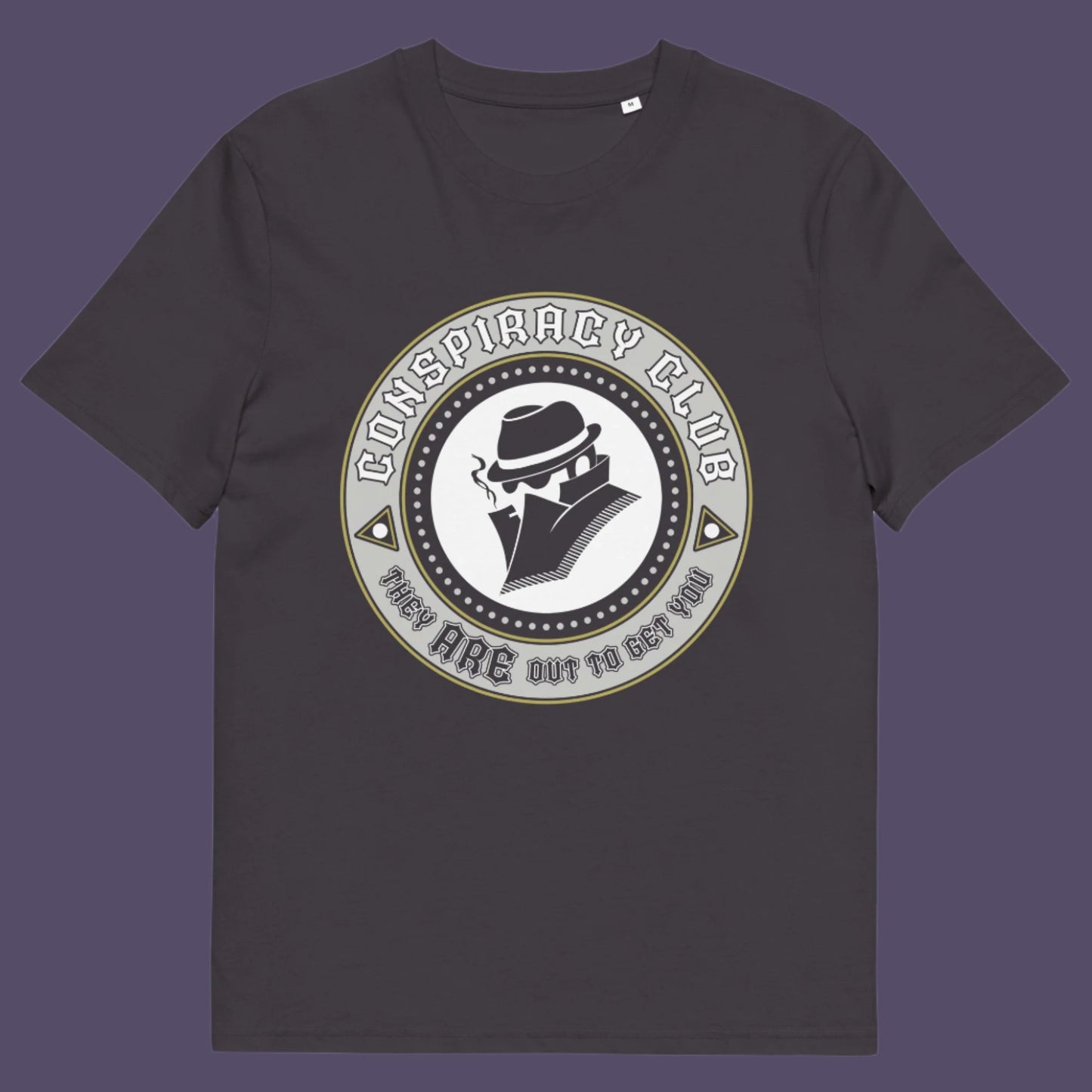These days there's a conspiracy theory for every occasion, Join the club, expand your imagination. Made from 100% organic ring-spun cotton, this unisex t-shirt is a total must-have. It's high-quality, super comfy, and best of all—eco-friendly.
