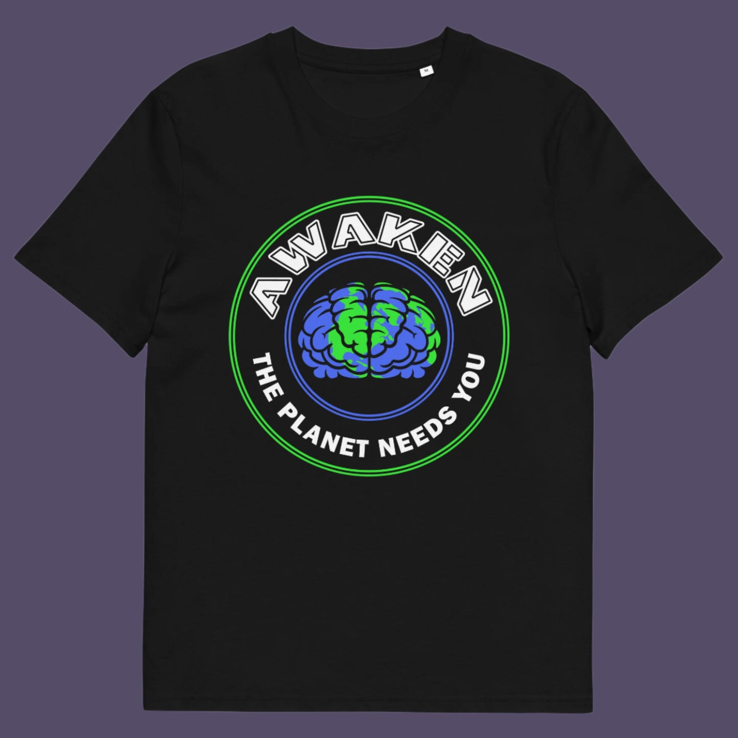 A design to highlight our need to think a way out of a global problems and stop relying on our ignorance to blank it out. Made from 100% organic ring-spun cotton, this environmental concern t-shirt is unisex, high-quality, super comfy, and best of all, eco-friendly.