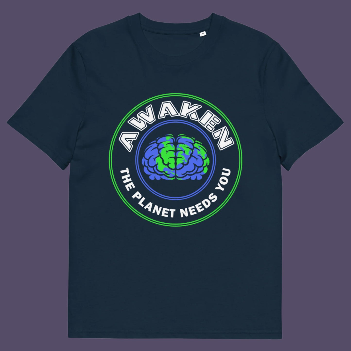A design to highlight our need to think a way out of a global problems and stop relying on our ignorance to blank it out. Made from 100% organic ring-spun cotton, this environmental concern t-shirt is unisex, high-quality, super comfy, and best of all, eco-friendly.