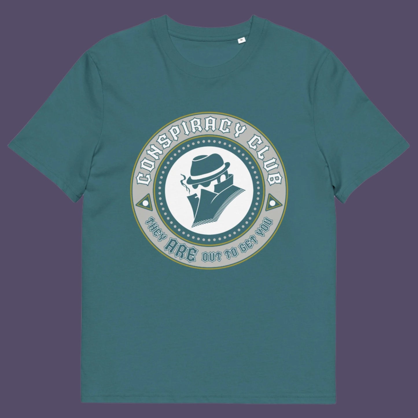 These days there's a conspiracy theory for every occasion, Join the club, expand your imagination. Made from 100% organic ring-spun cotton, this unisex t-shirt is a total must-have. It's high-quality, super comfy, and best of all—eco-friendly.