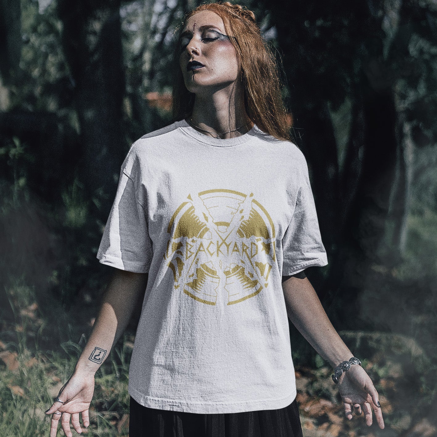 Backyard , unisex organic cotton t-shirt