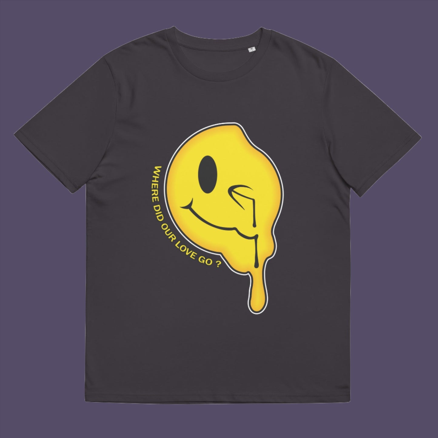 This design is a tribute to the 90's house music and the love that was felt around the scene. Made from 100% organic ring-spun cotton, this unisex t-shirt is a total must-have. It's high-quality, super comfy, and best of all—eco-friendly.