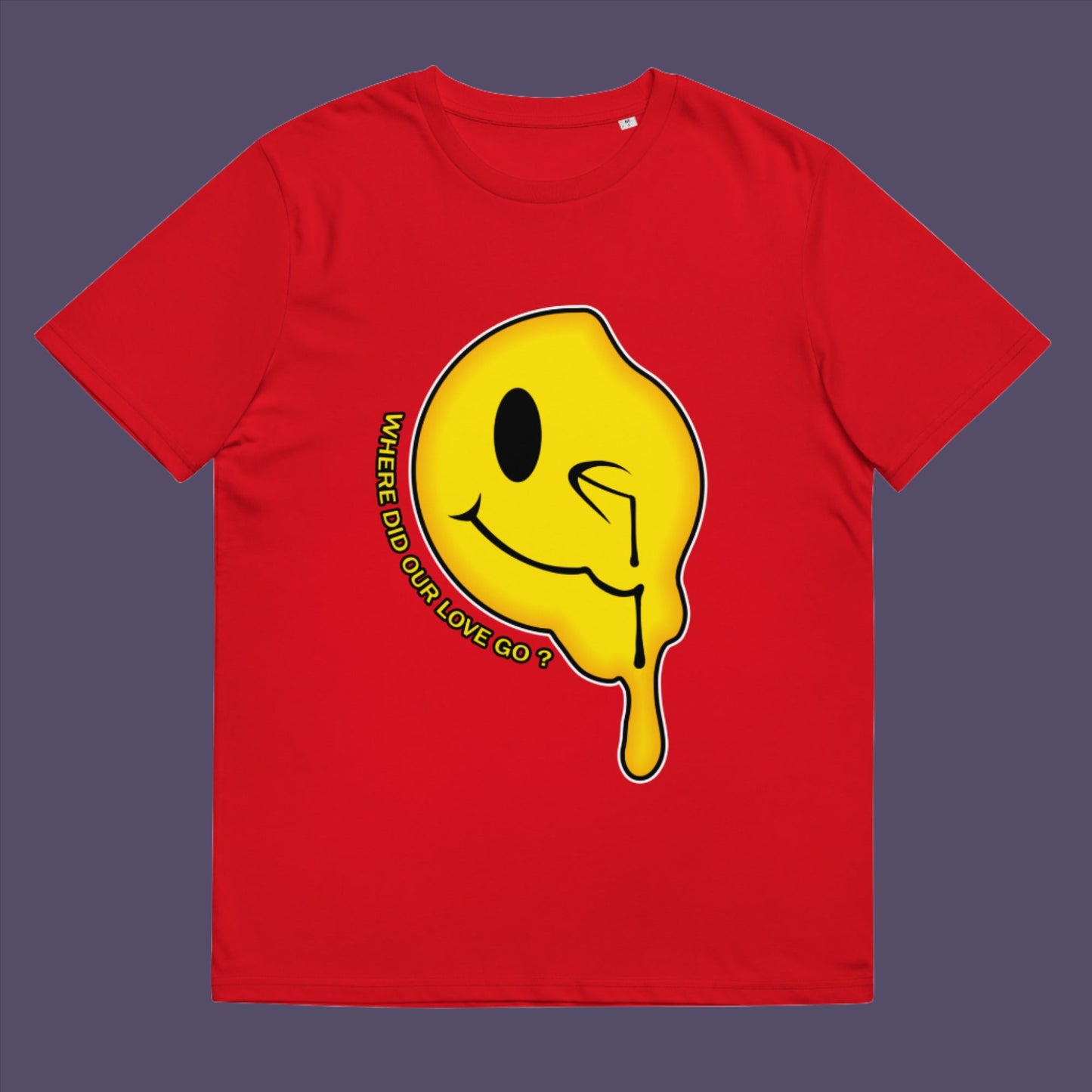 Where Did Our Love Go ? unisex organic cotton t-shirt