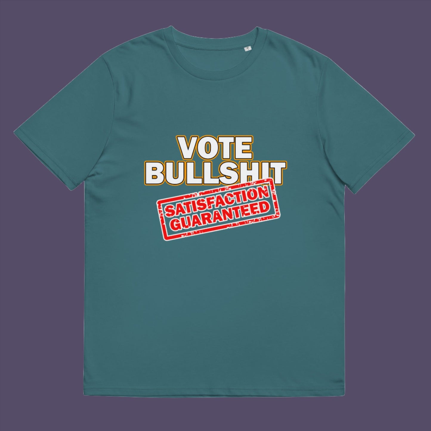 This design is for you if you have lost all faith in politics. It seems no matter what you vote for you definitely get bullshit. Made from 100% organic ring-spun cotton, this unisex t-shirt is a total must-have. It's high-quality, super comfy, and best of all—eco-friendly.
