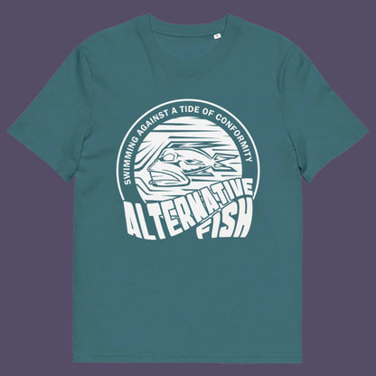 Stargazer t shirt. A non conformist t shirt for all who think outside the box. Don't just be another fish in the sea. Push back the tide of conformity with this anti establishment t shirt design. Made from 100% organic ring-spun cotton, this counter culture t shirt is unisex, high-quality, super comfy, and best of all, eco-friendly.