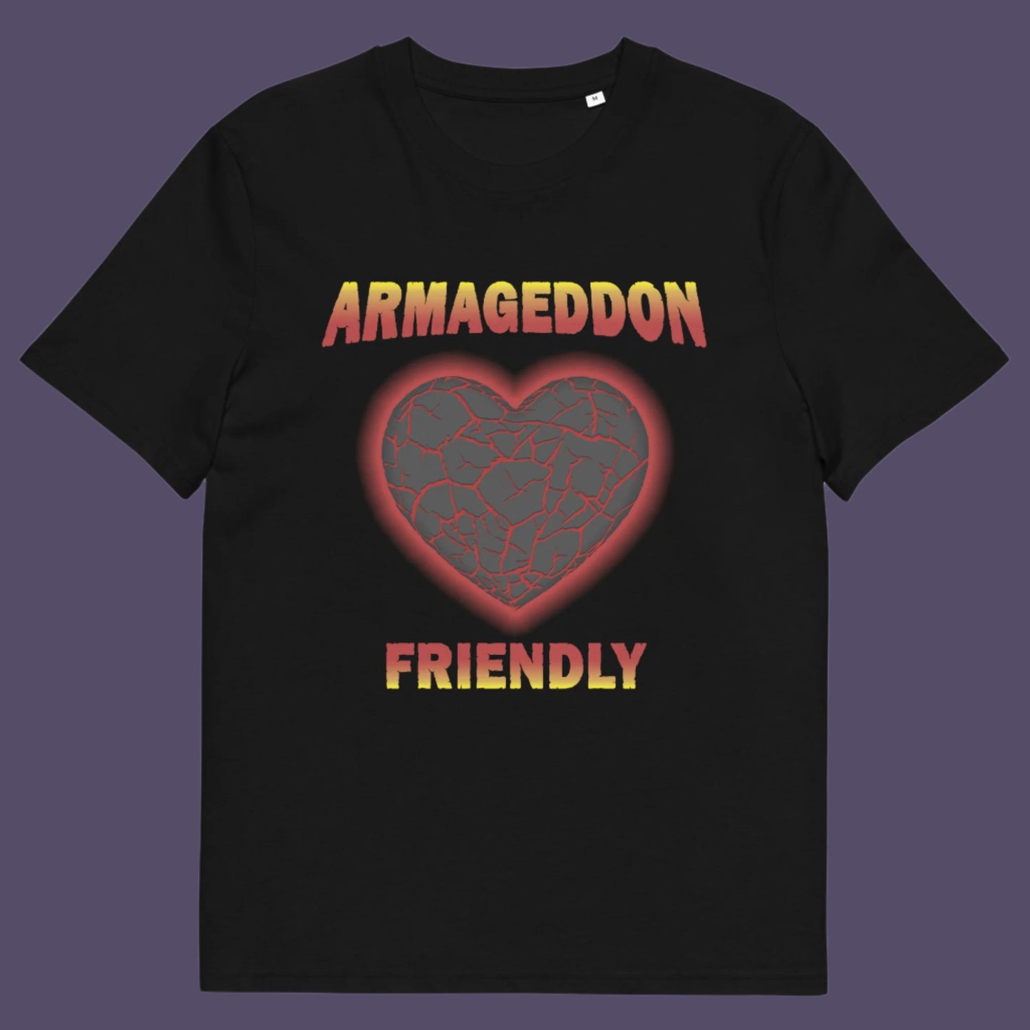 Black t-shirt. A non conformist t shirt design for the pessimist among us. If you find yourself losing faith in humankind, and feel your heart turning to stone, get it out of your system with this alternative counterculture design. Great for anyone who thinks outside the box. Made from 100% organic ring-spun cotton, this social awareness t shirt is unisex, high-quality, super comfy, and best of all, eco-friendly.