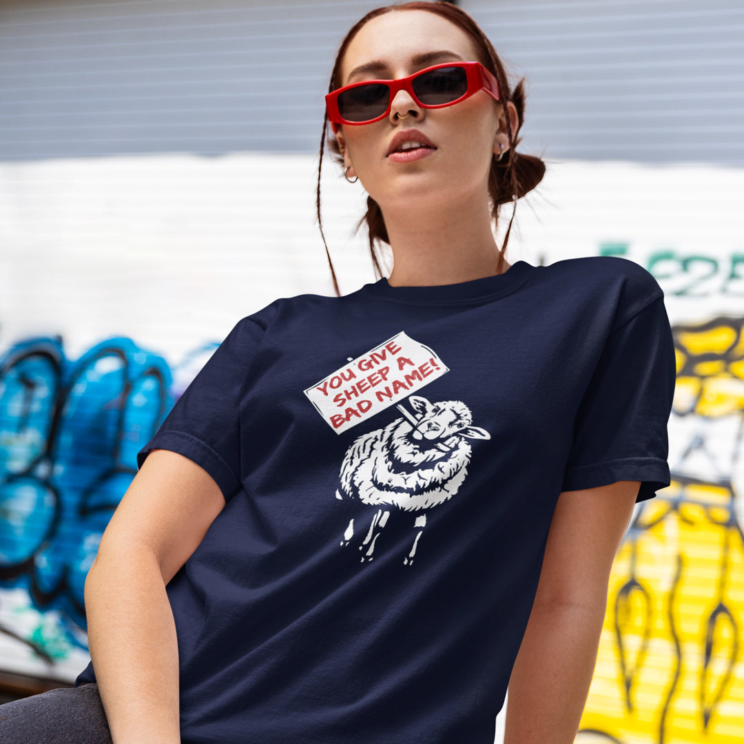 Bad Sheep, unisex, eco-friendly, non conformist t shirt