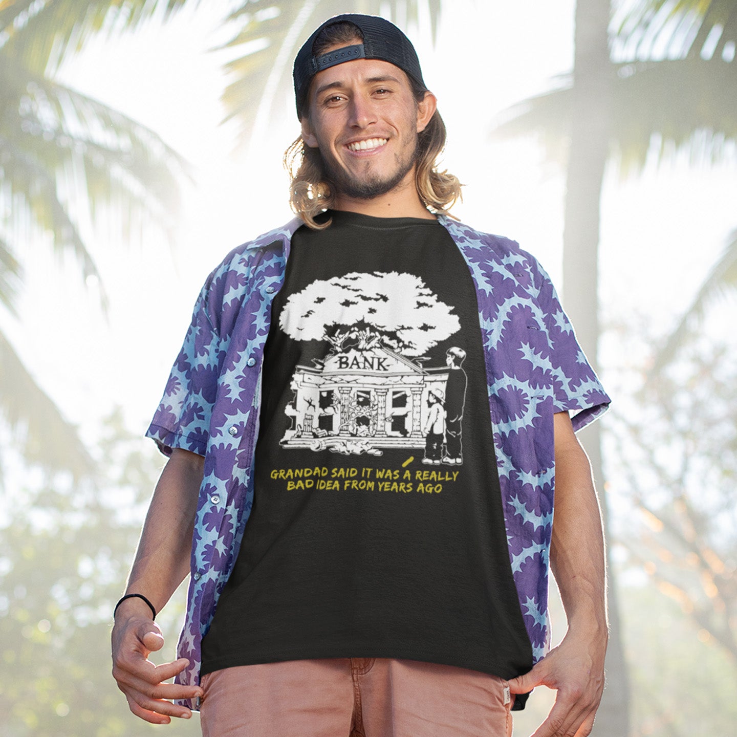 This is for you if you are not a fan of the banking system. A wishful future where money and capitalism are a dark memory and our children have something better to look forward to. Made from 100% organic ring-spun cotton, this unisex t-shirt is a total must-have. It's high-quality, super comfy, and best of all—eco-friendly.