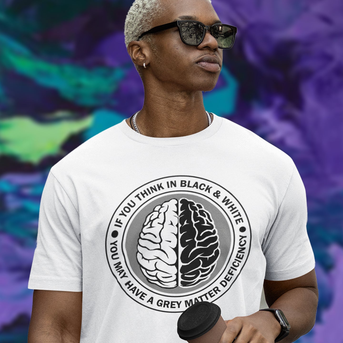 It would be so easy if life was black and white but it's the grey area where all the thinking is done. Made from 100% organic ring-spun cotton, this unisex t-shirt is a total must-have. It's high-quality, super comfy, and best of all—eco-friendly.