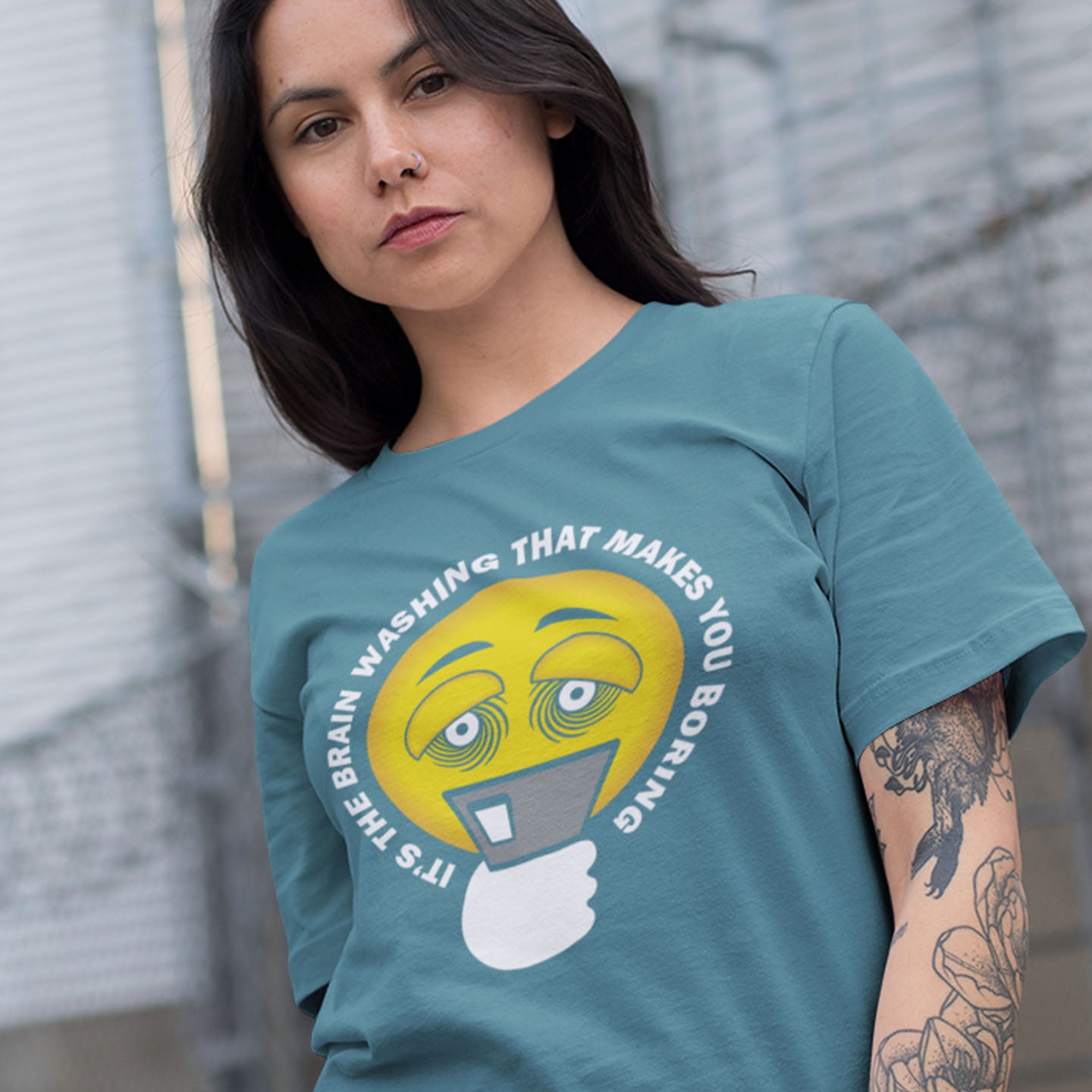 Have you ever wondered why some people seem to be hypnotised by their phone ? Made from 100% organic ring-spun cotton, this unisex t-shirt is a total must-have. It's high-quality, super comfy, and best of all—eco-friendly.