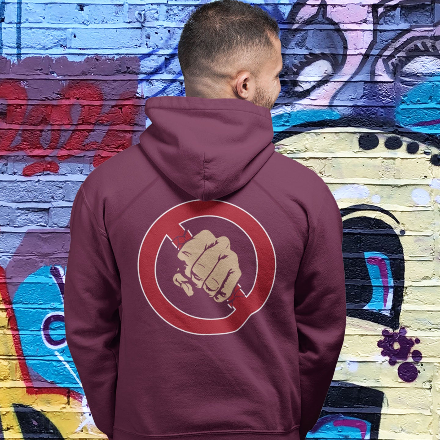Boundaries stifle creativity, and rules are only guidelines. Break free. Comfortable and practical. It's extra soft and has a convenient front pouch pocket. Made from organic cotton and recycled polyester, this social awareness hoodie is a great eco-friendly choice.