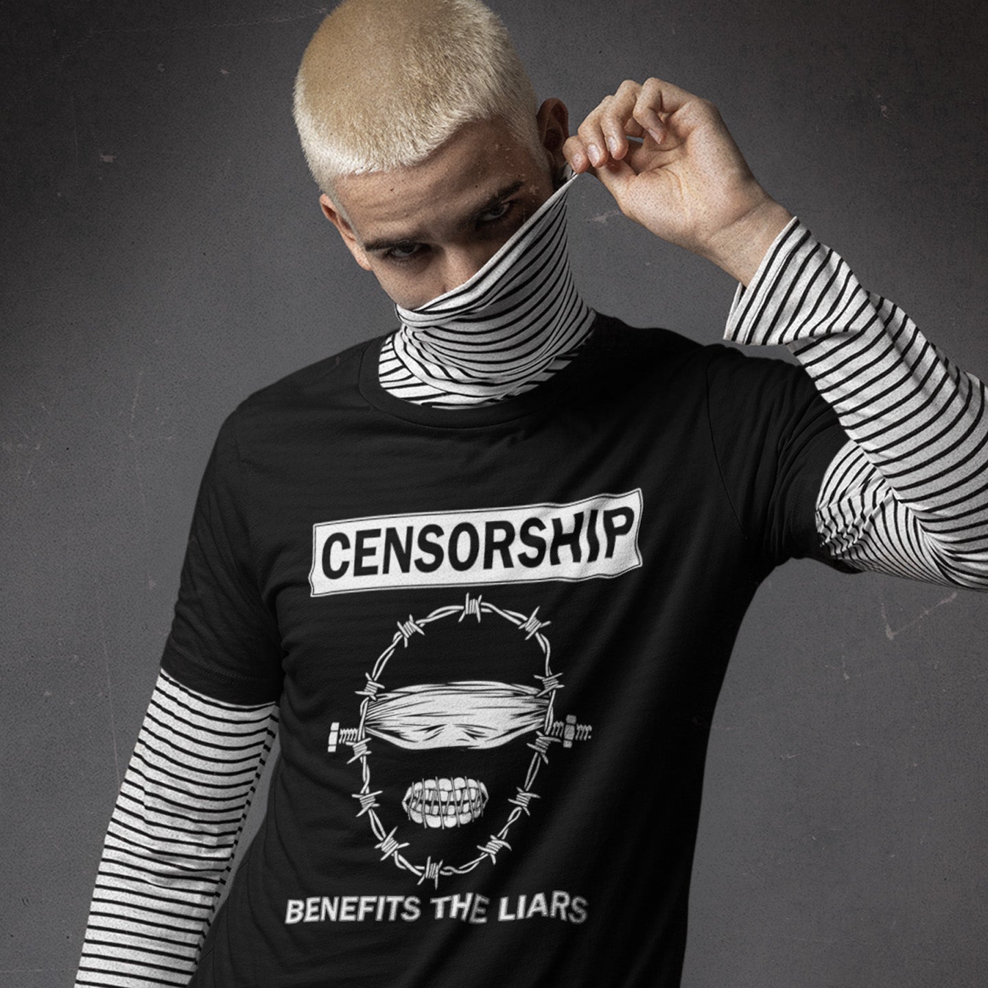 Lies and censorship go hand in hand as tools of control and manipulation. Made from 100% organic ring-spun cotton, this unisex t-shirt is a total must-have. It's high-quality, super comfy, and best of all—eco-friendly.