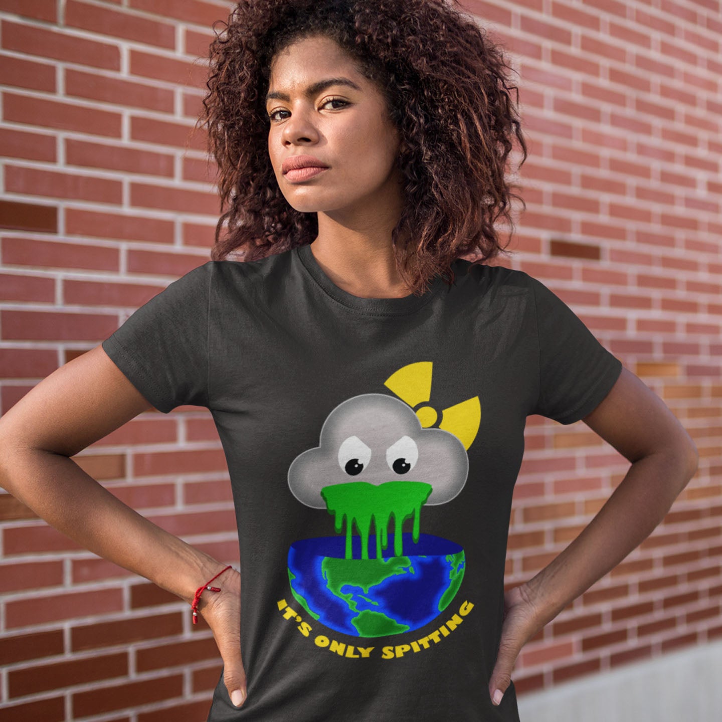 Sarcastic climate awareness. We can pretend we're not having a climate crisis but we'll pay for it later. This one is a dig at actionless optimism. Made from 100% organic ring-spun cotton, this unisex t-shirt is a total must-have. It's high-quality, super comfy, and best of all—eco-friendly.