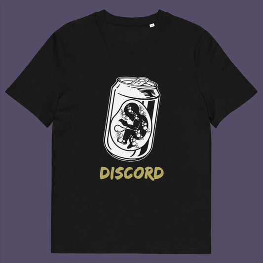 Black t-shirt. A Banksy style t-shirt suggesting a discord between modern generations and nature. A stencil art testament to the soda pop generation. Brought up on energy drinks and born with a Wi-Fi connection. Made from 100% organic ring-spun cotton, this street art t-shirt is unisex, high-quality, super comfy, and best of all, eco-friendly.