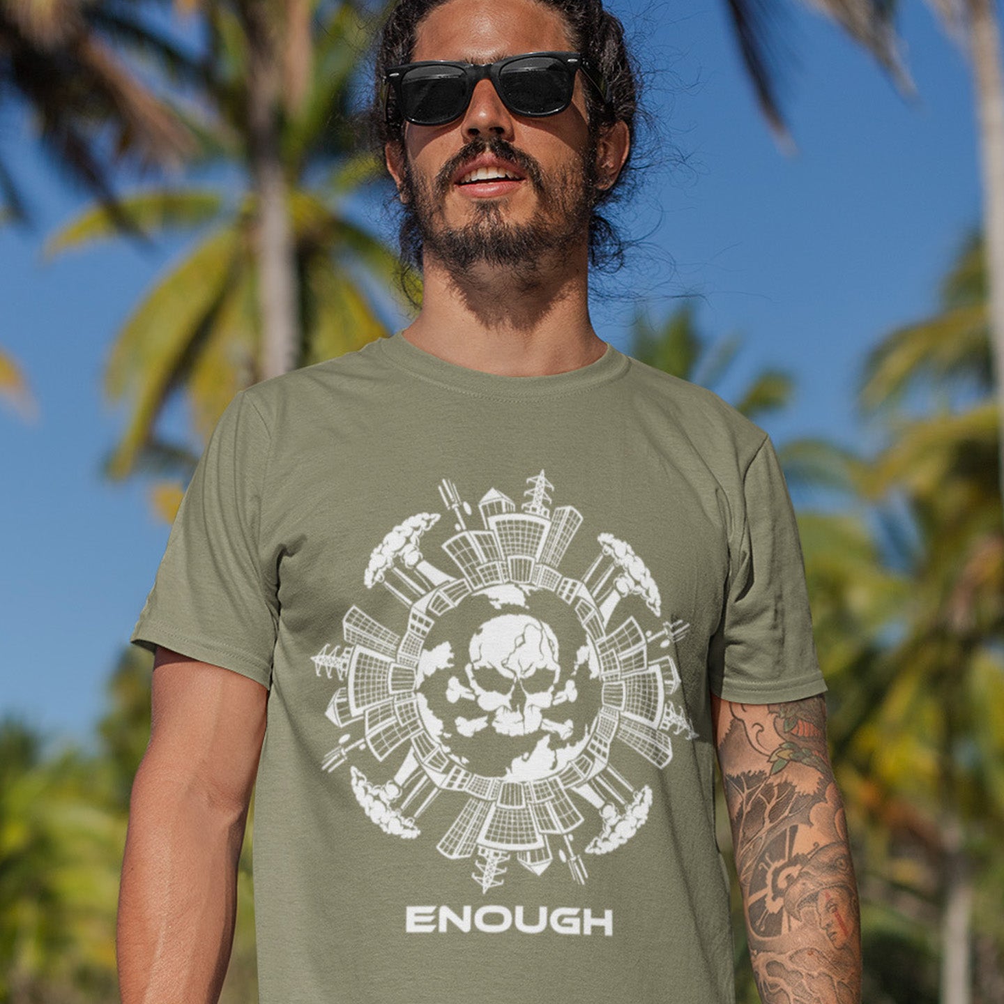 Surely we are running out of land to build on. This design is for all you children of nature who think that enough is enough and it's getting a little overcrowded. Made from 100% organic ring-spun cotton, this unisex t-shirt is a total must-have. It's high-quality, super comfy, and best of all—eco-friendly.