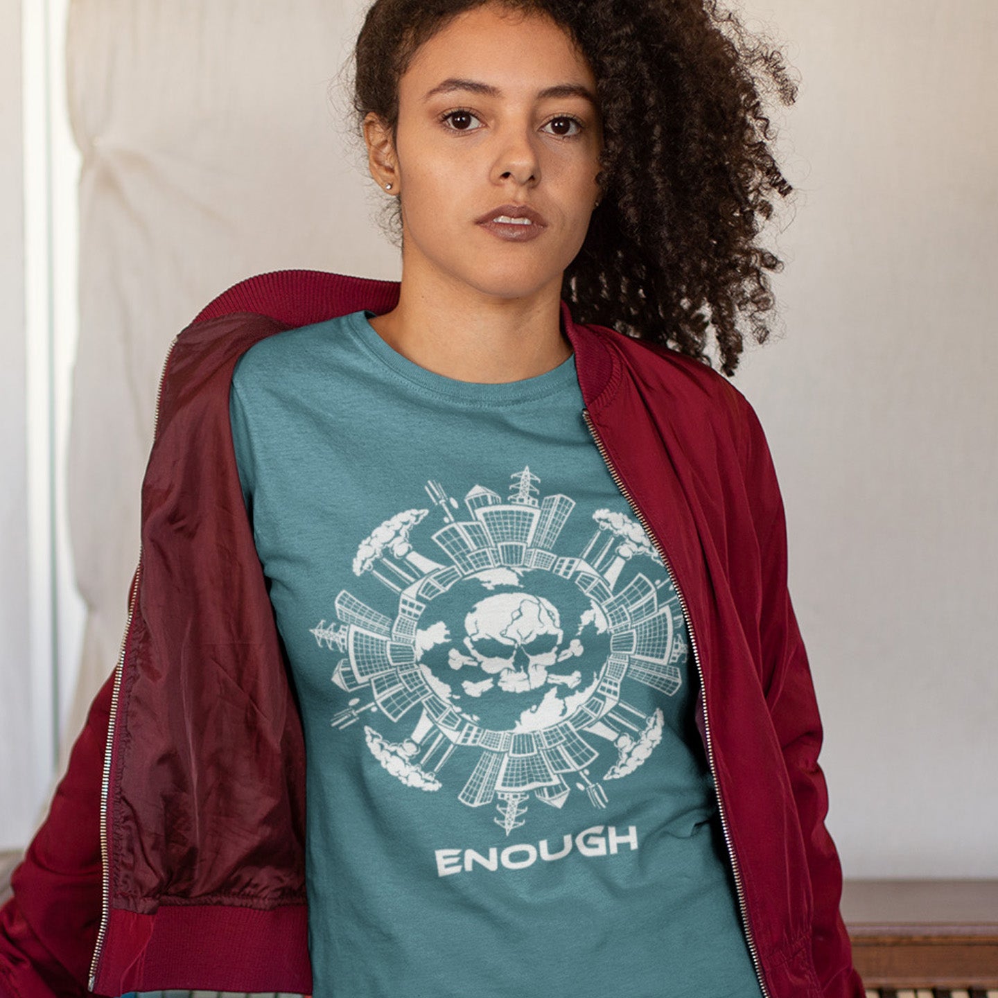 Surely we are running out of land to build on. This design is for all you children of nature who think that enough is enough and it's getting a little overcrowded. Made from 100% organic ring-spun cotton, this unisex t-shirt is a total must-have. It's high-quality, super comfy, and best of all—eco-friendly.