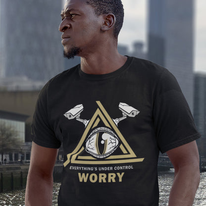 This design is a must If your imagination is colourful enough to believe we are being controlled by lizard style alien overlords. Made from 100% organic ring-spun cotton, this unisex t-shirt is a total must-have. It's high-quality, super comfy, and best of all—eco-friendly.