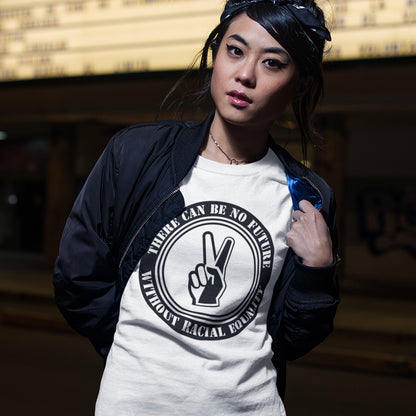 There can be no future without racial equality. Made from 100% organic ring-spun cotton, this unisex t-shirt is a total must-have. It's high-quality, super comfy, and best of all—eco-friendly. 