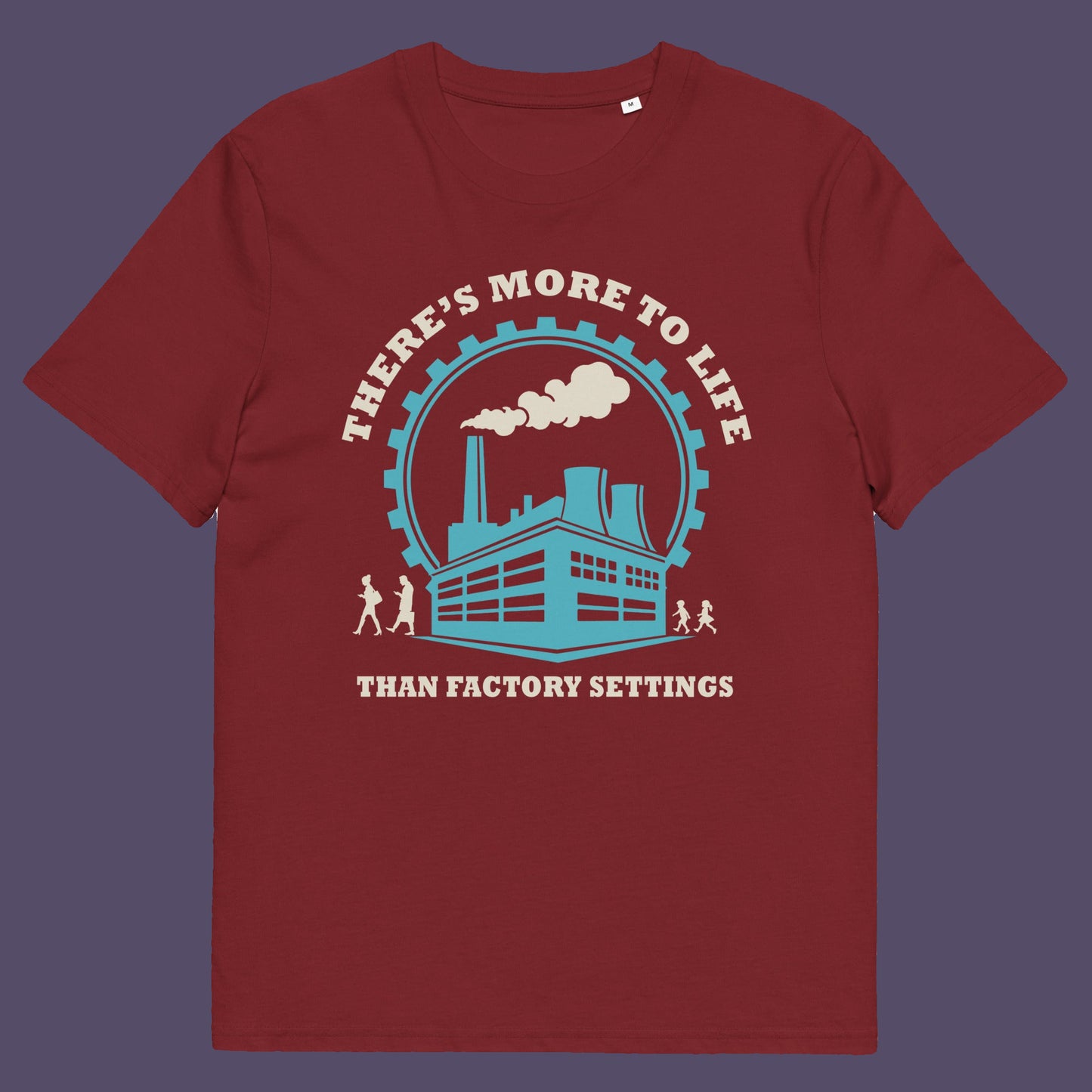 Burgundy t-shirt. This self confidence t shirt promotes thinking outside the box. When schooling ends, education truly begins. Don't settle for state approved enlightenment, there's a whole world out there !! This design carries a message of personal growth and independent thinking. Only the dead stop learning. Made from 100% organic ring-spun cotton, this self worth t shirt is unisex, high quality, super comfy, and best of all, eco-friendly.