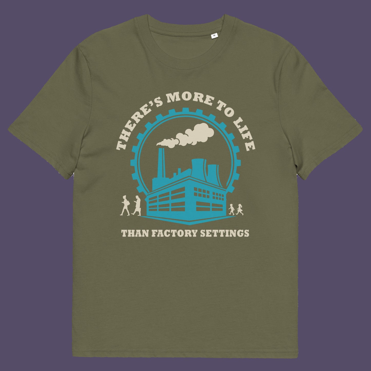 Khaki t-shirt. This self confidence t shirt promotes thinking outside the box. When schooling ends, education truly begins. Don't settle for state approved enlightenment, there's a whole world out there !! This design carries a message of personal growth and independent thinking. Only the dead stop learning. Made from 100% organic ring-spun cotton, this self worth t shirt is unisex, high quality, super comfy, and best of all, eco-friendly.