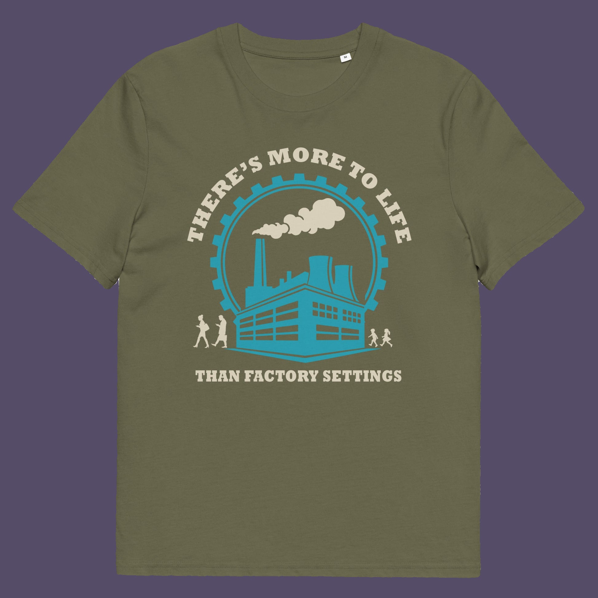 Khaki t-shirt. This self confidence t shirt promotes thinking outside the box. When schooling ends, education truly begins. Don't settle for state approved enlightenment, there's a whole world out there !! This design carries a message of personal growth and independent thinking. Only the dead stop learning. Made from 100% organic ring-spun cotton, this self worth t shirt is unisex, high quality, super comfy, and best of all, eco-friendly.