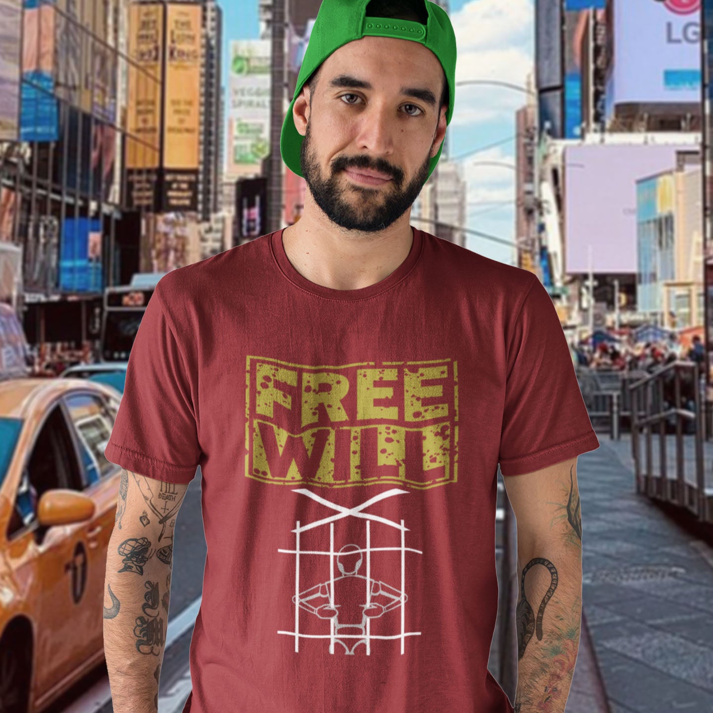 If you are feeling overwhelmed by influence , join the free will movement. Made from 100% organic ring-spun cotton, this unisex t-shirt is a total must-have. It's high-quality, super comfy, and best of all—eco-friendly.