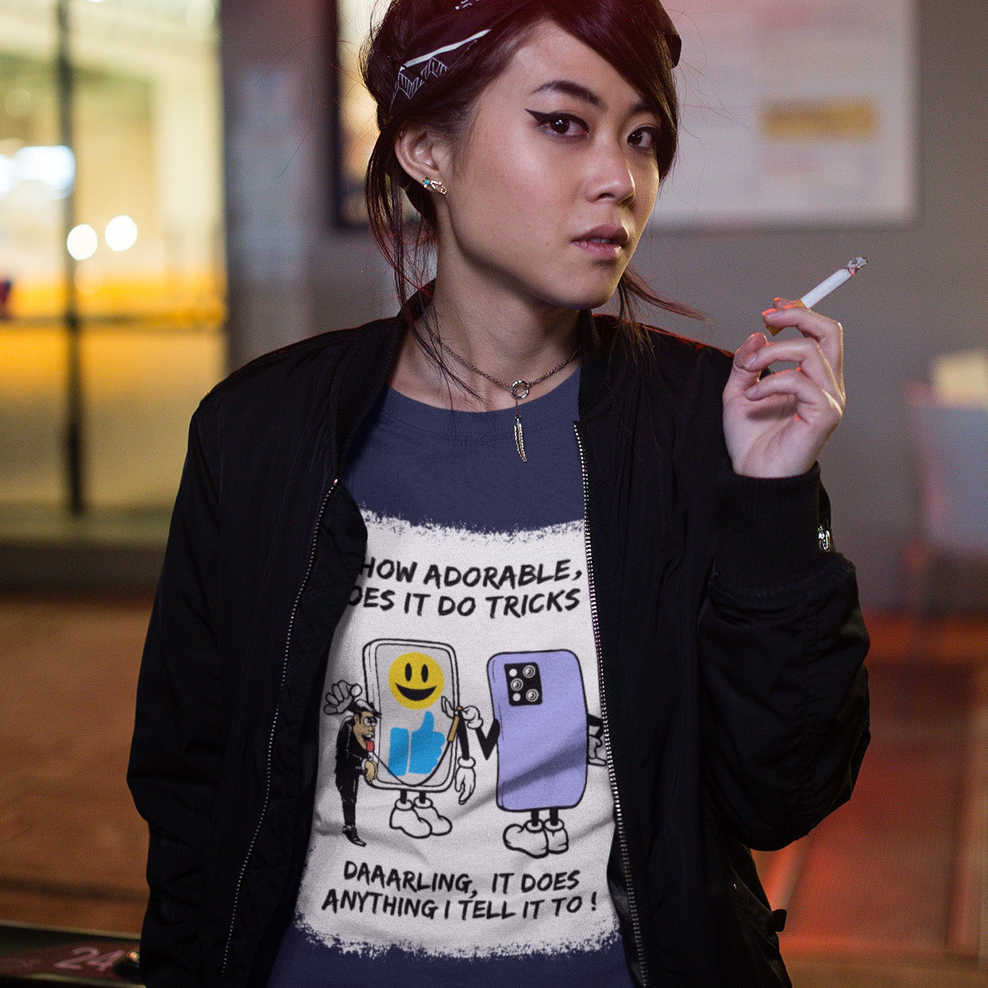 Some times you have to wonder who owns who. A twisted reflection of what's really go on in some cases. Made from 100% organic ring-spun cotton, this unisex t-shirt is a total must-have. It's high-quality, super comfy, and best of all—eco-friendly.