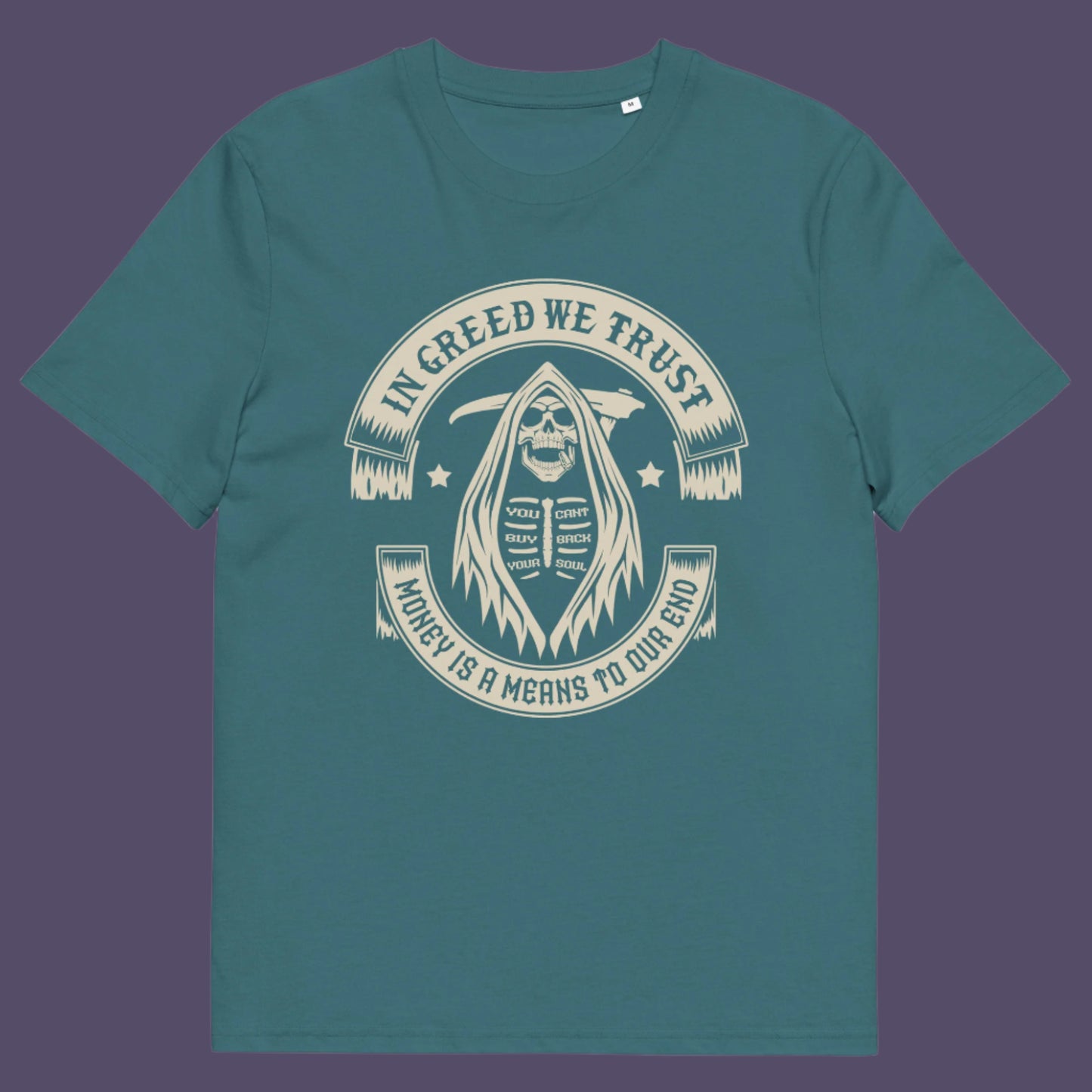 Stargazer t shirt. A broken society t shirt implying we have made greed our new God. If you believe our obsession with money is lowering the standards of society, help create social awareness with this anti capitalism t shirt. Could it be that money worship will be the end of us ? Made from 100% organic ring-spun cotton, this broken society t shirt is unisex, high quality, super comfy, and best of all, eco-friendly.