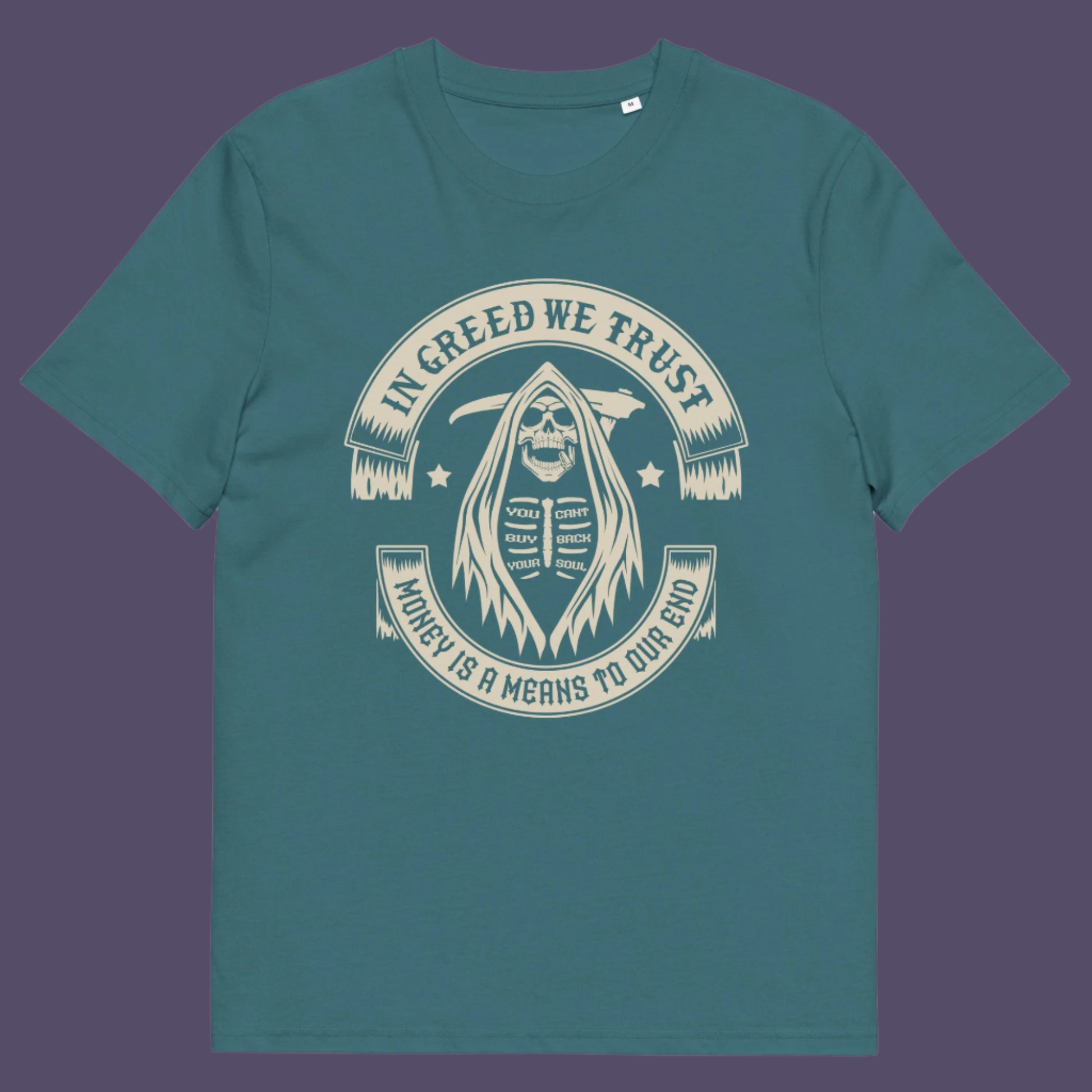 Stargazer t shirt. A broken society t shirt implying we have made greed our new God. If you believe our obsession with money is lowering the standards of society, help create social awareness with this anti capitalism t shirt. Could it be that money worship will be the end of us ? Made from 100% organic ring-spun cotton, this broken society t shirt is unisex, high quality, super comfy, and best of all, eco-friendly.