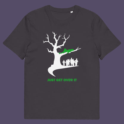 Anthracite t-shirt. This sarcastic motivational t-shirt design is for everyone who doesn't need a motivational one liner to find their pace of life. Made from 100% organic ring-spun cotton, this underground stencil art t-shirt is unisex, high-quality, super comfy, and best of all, eco-friendly.