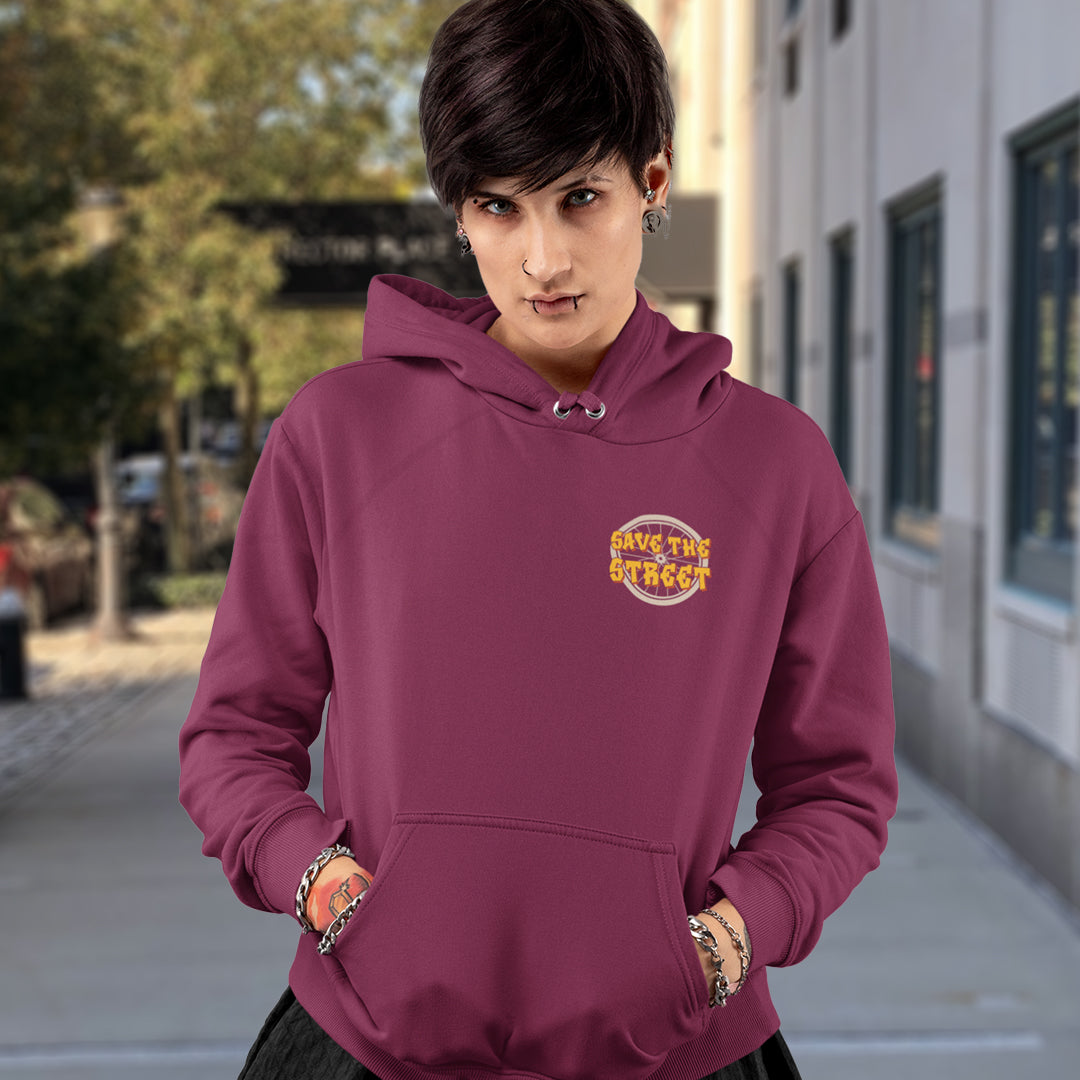 Save The Street, unisex, eco-friendly, street art hoodie